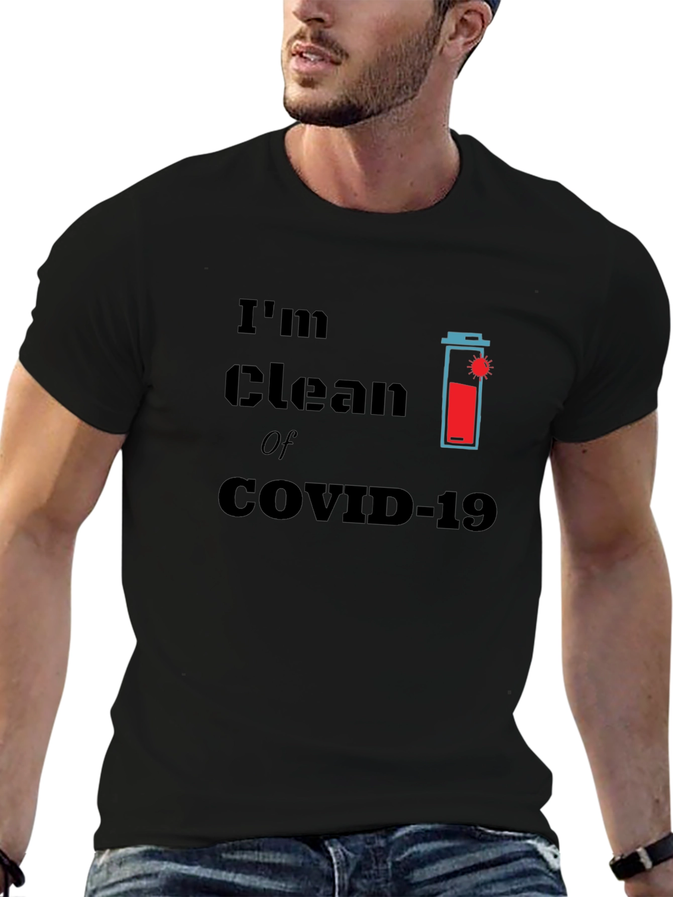 Im Clean of COVID-19 Graphic T-Shirt