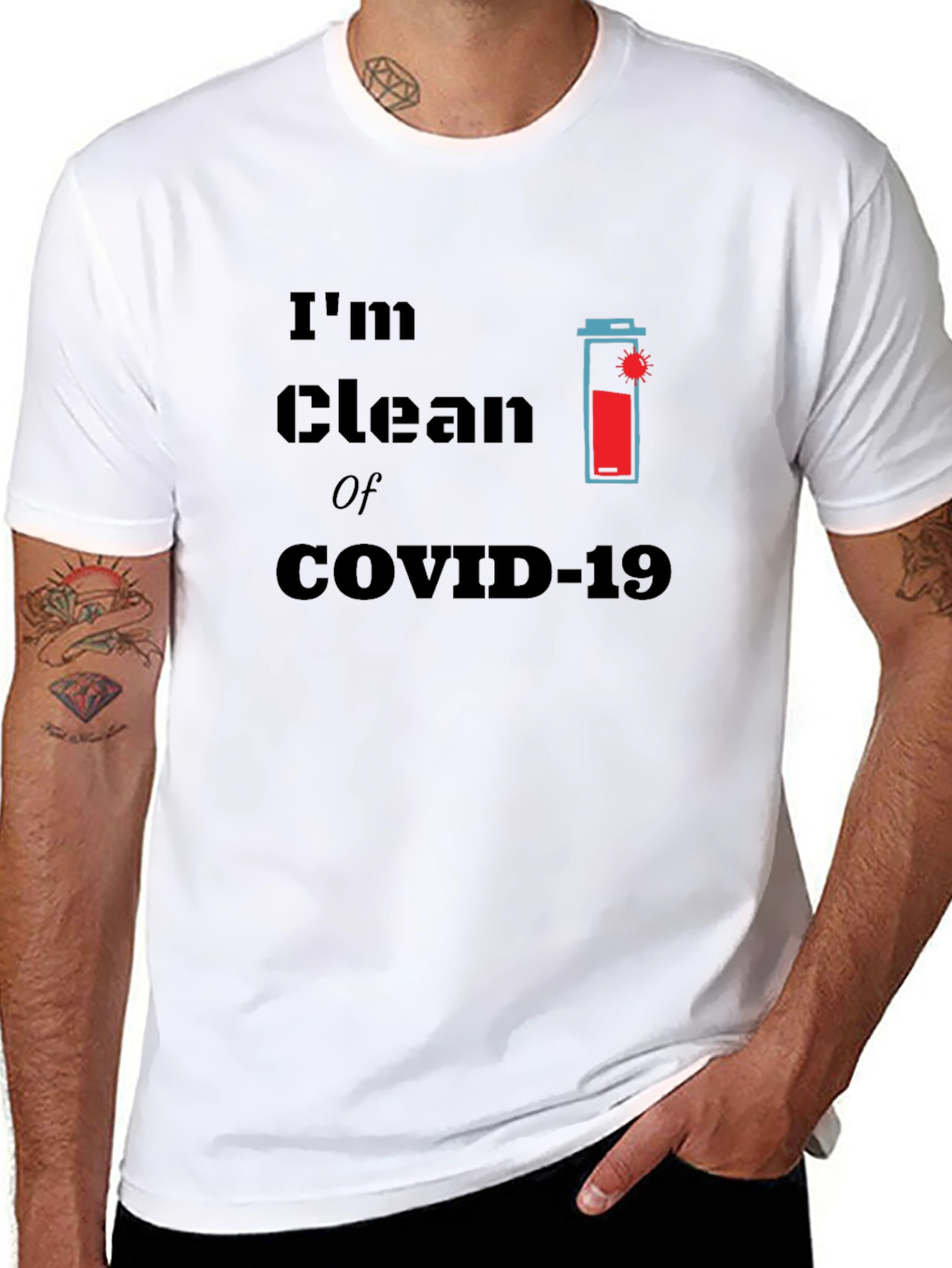 Im Clean of COVID-19 Graphic T-Shirt