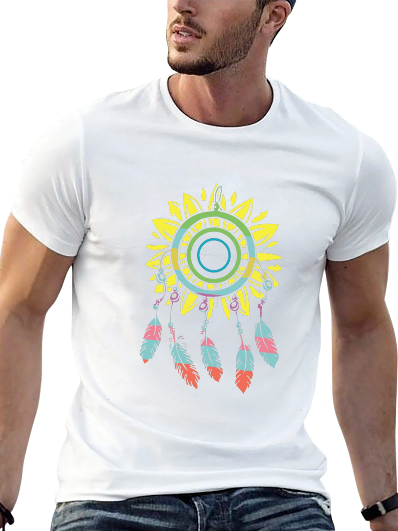 Sunflower Dreamcatcher Graphic Tee