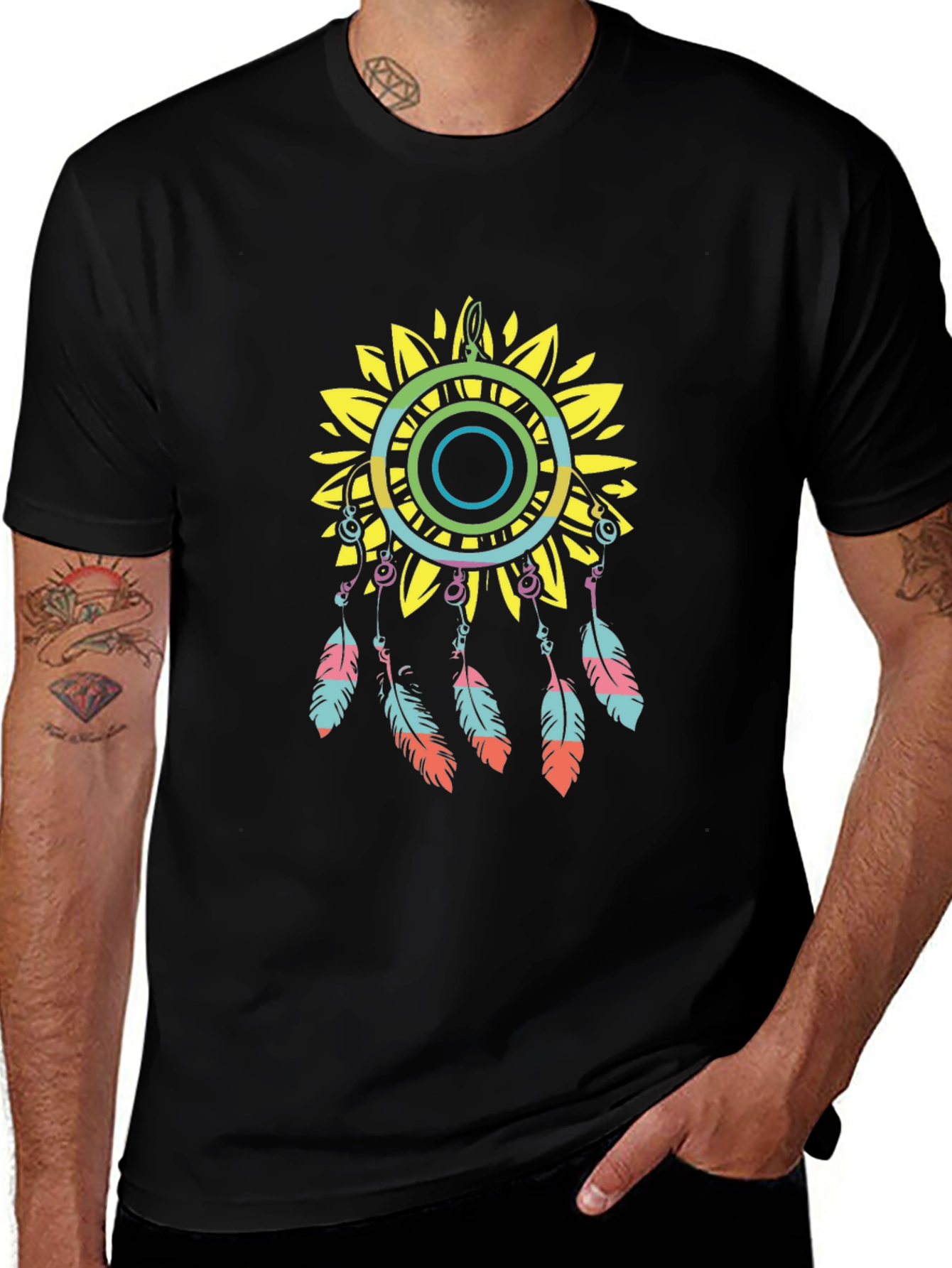 Sunflower Dreamcatcher Graphic Tee