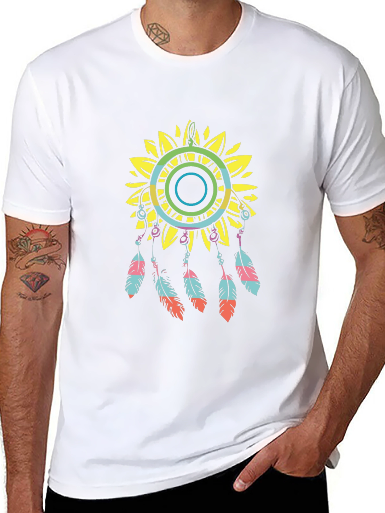 Sunflower Dreamcatcher Graphic Tee
