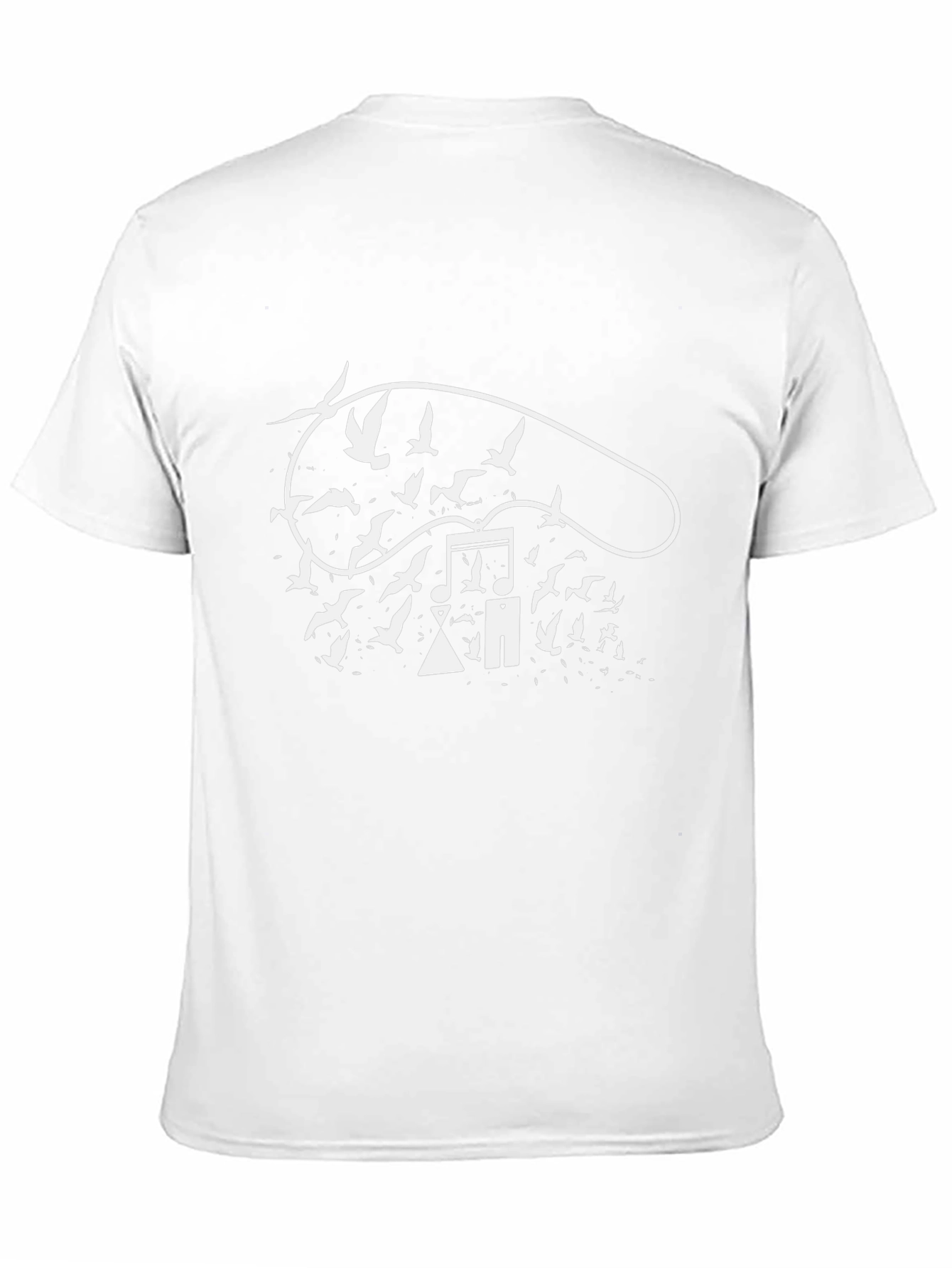 Birds & Music Black Graphic Tee