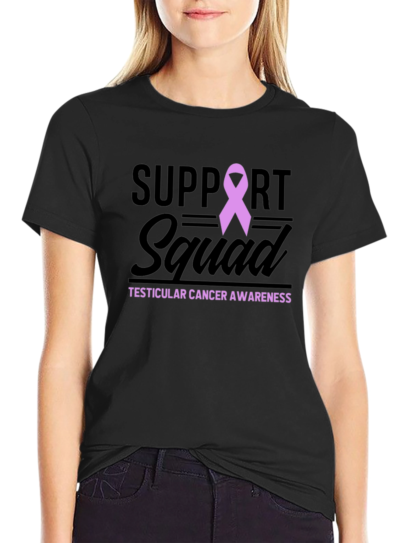 Support Squad T-Shirt: Testicular Cancer Awareness Tee