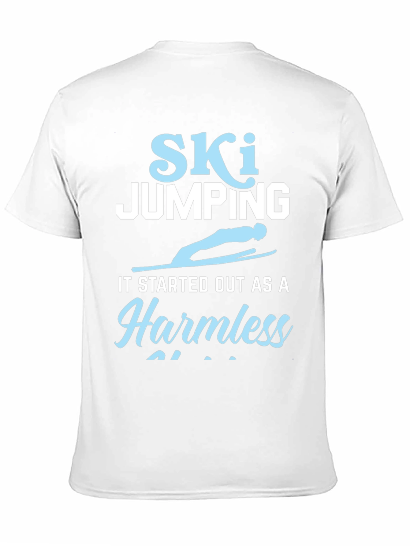 Ski Jumping Harmless T-Shirt - Funny Skiing Tee