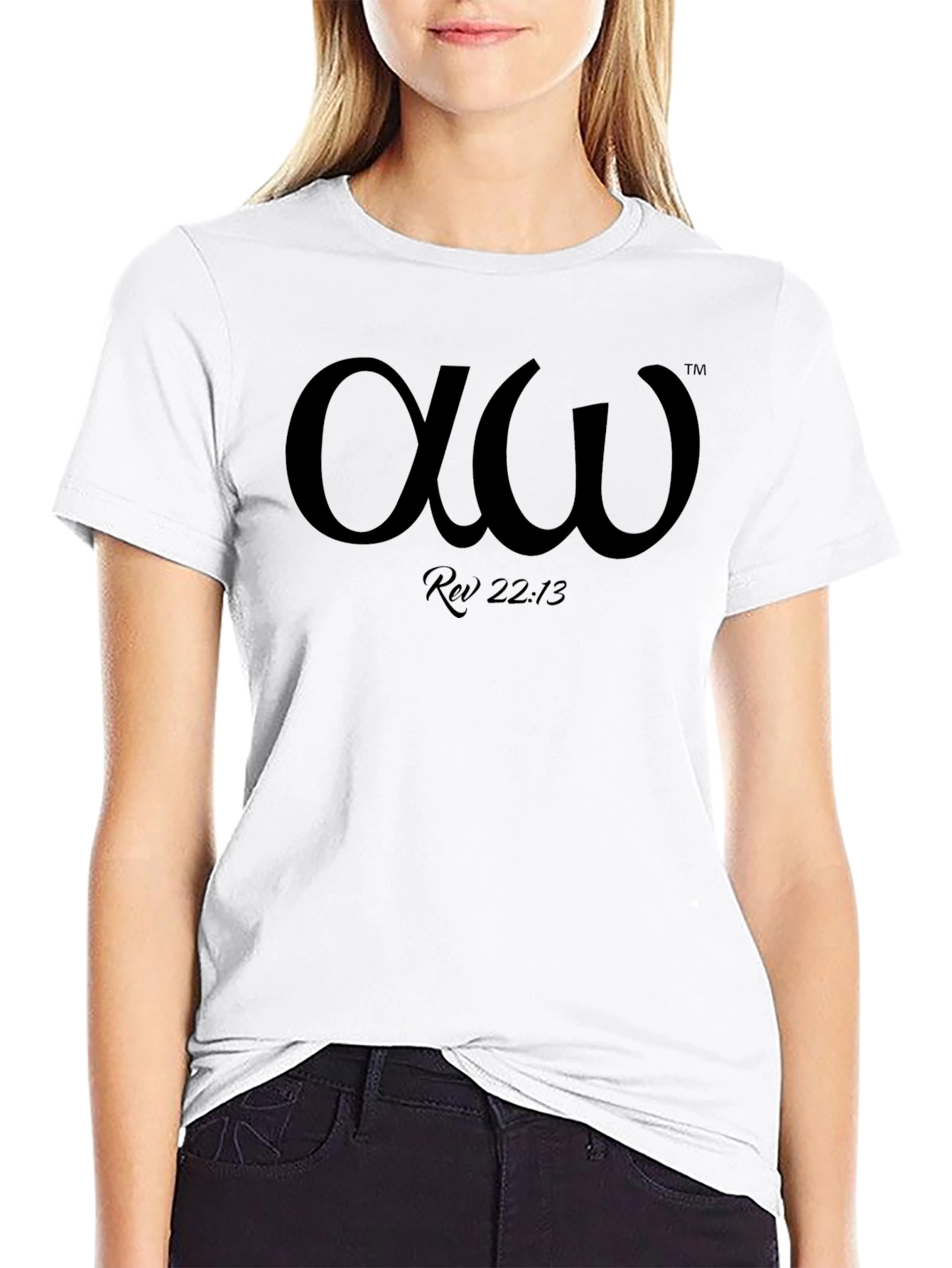Alpha Omega Rev 22:13 T-Shirt - Christian Graphic Tee