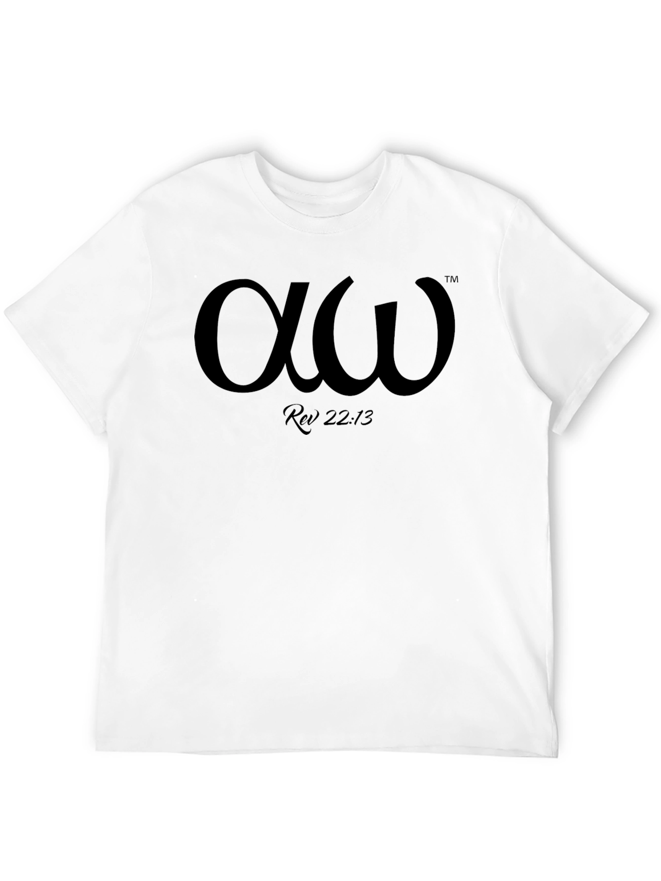 Alpha Omega Rev 22:13 T-Shirt - Christian Graphic Tee