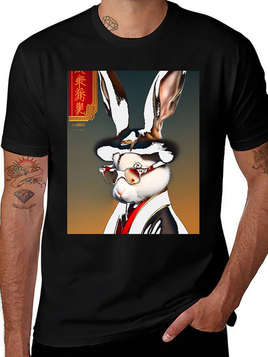 Rabbit Art Graphic T-Shirt