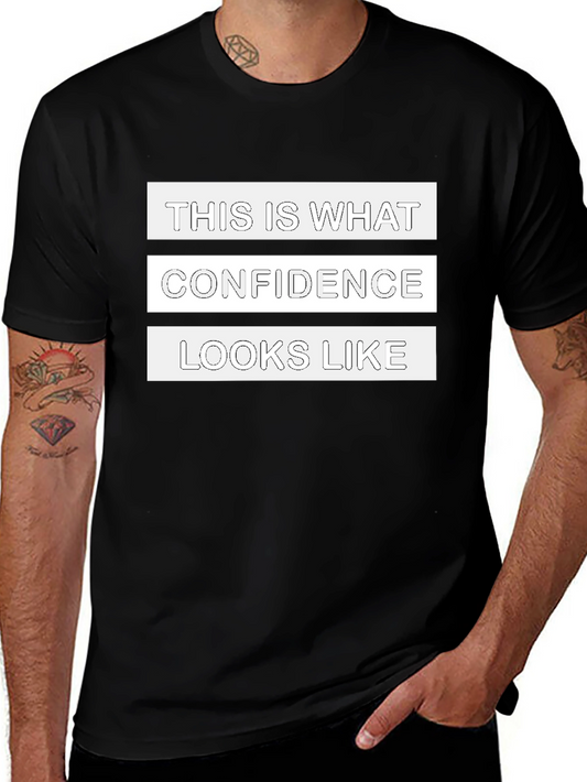 Confidence Statement Graphic Tee - Bold Style