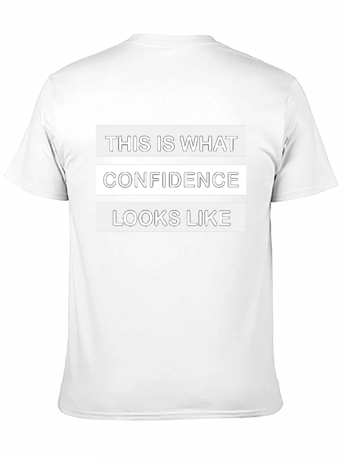 Confidence Statement Graphic Tee - Bold Style
