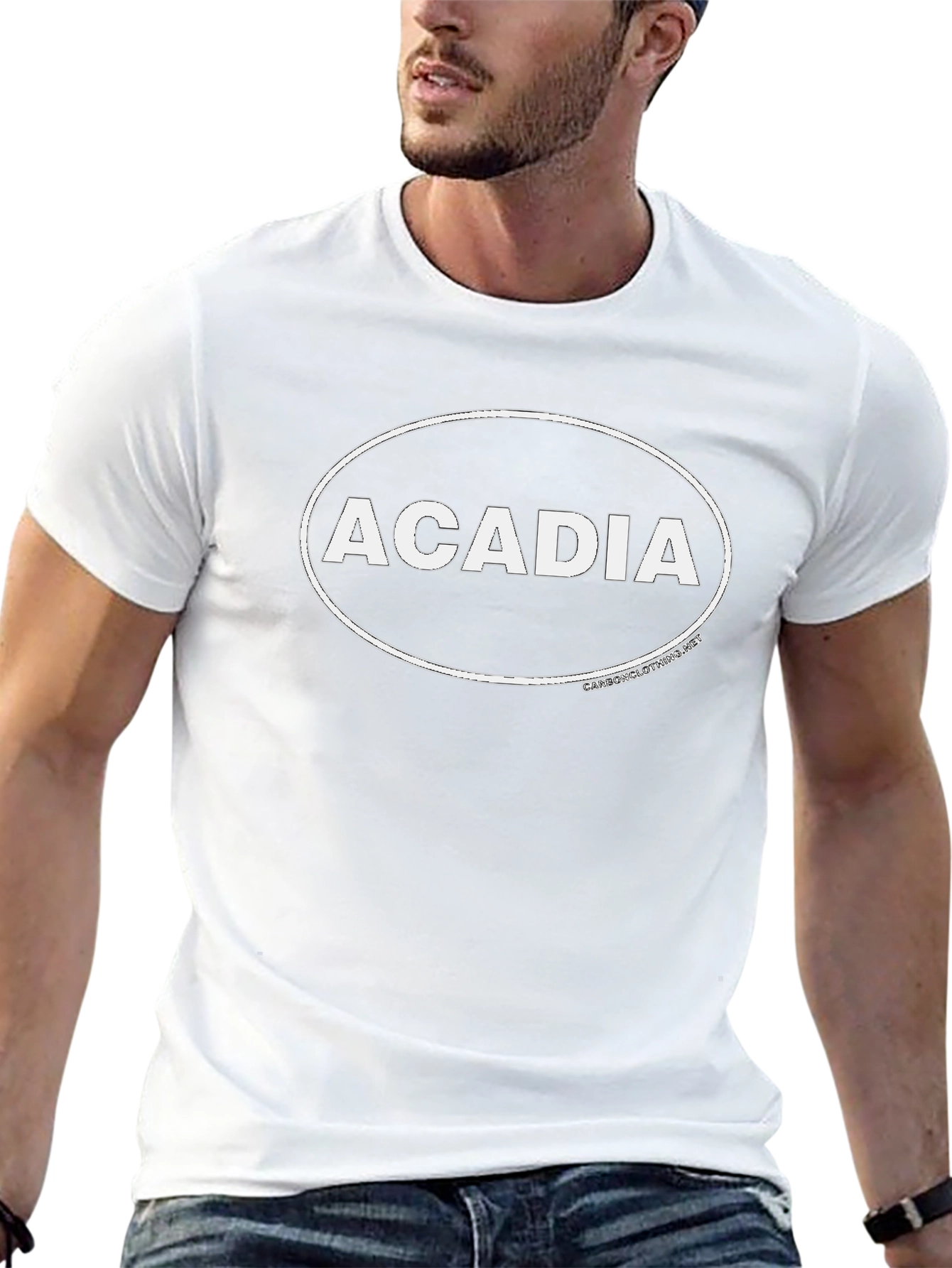 Acadia Graphic T-Shirt - Black Cotton Blend Tee