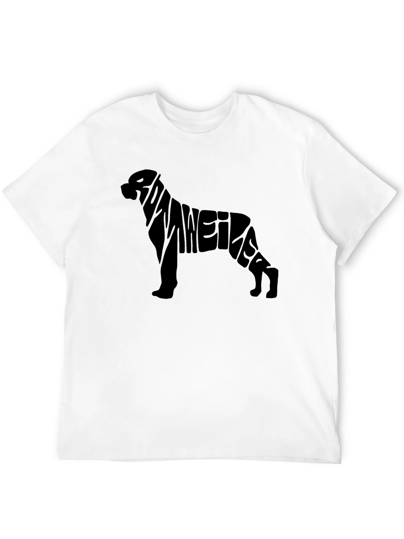 Rottweiler Dog Breed Silhouette T-Shirt