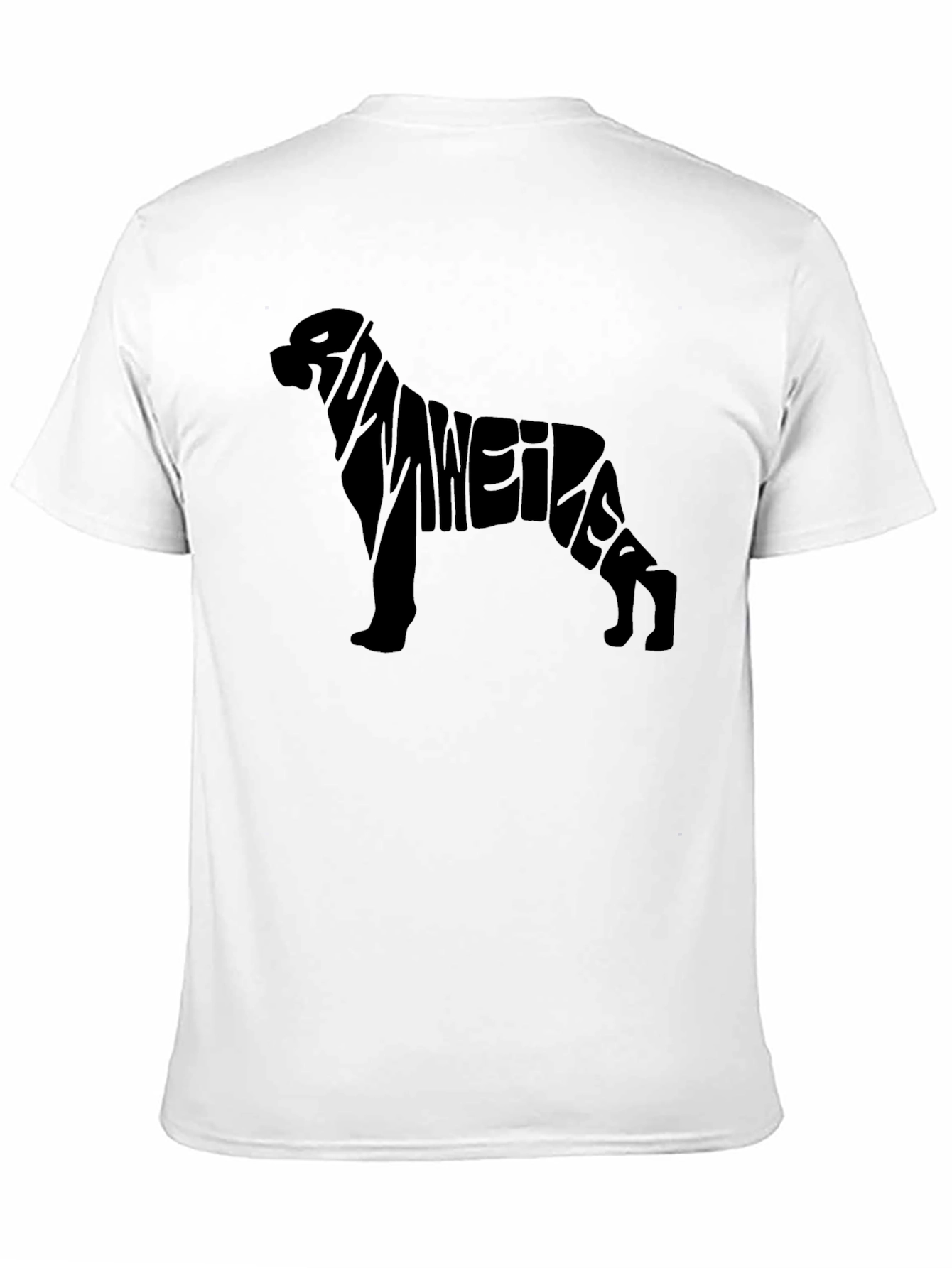 Rottweiler Dog Breed Silhouette T-Shirt