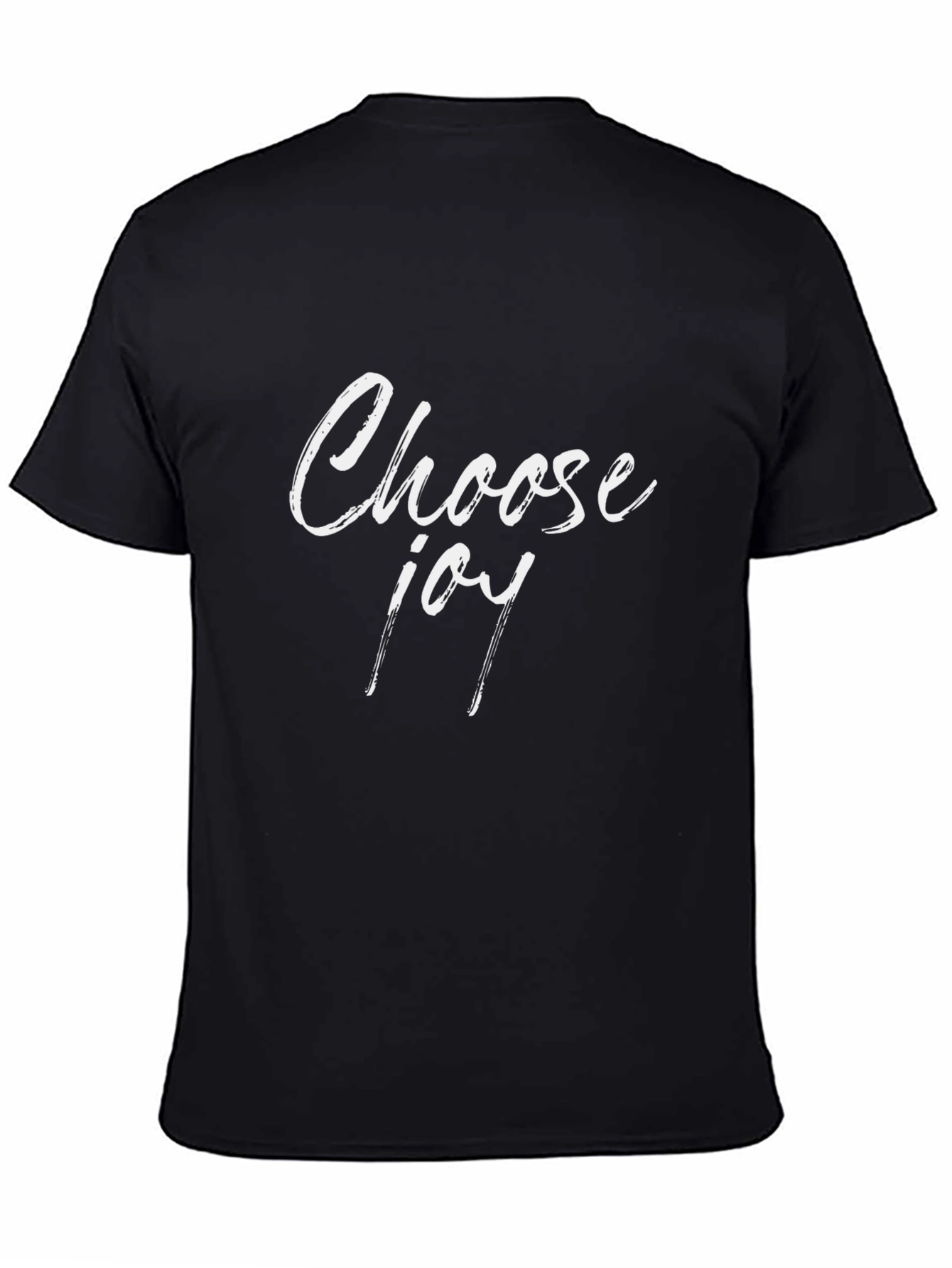 Choose Joy Black T-Shirt - Inspirational Graphic Tee