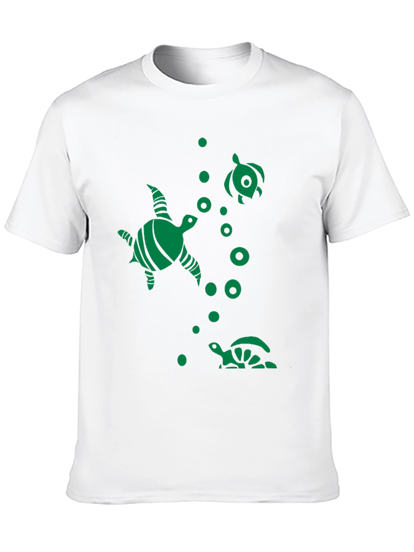 Turtle Graphic Black T-Shirt
