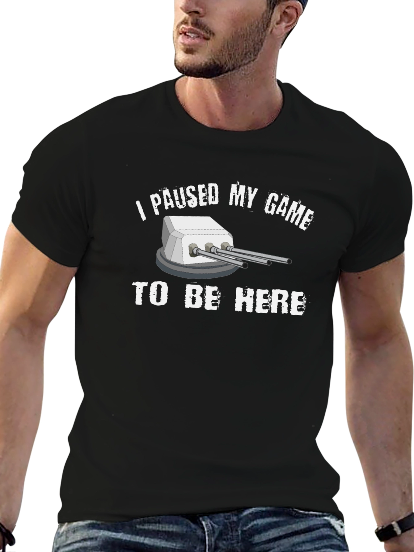 I Paused My Game T-Shirt - Gamer Novelty Tee