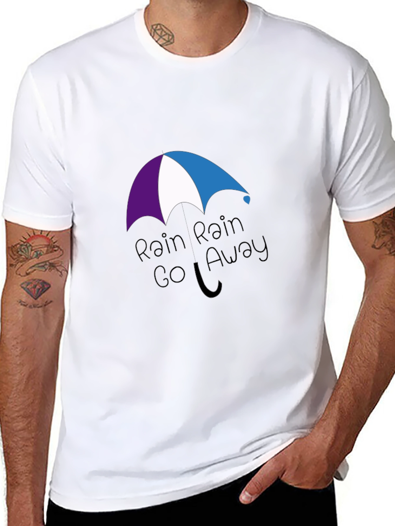 Rain Rain Go Away Graphic Tee