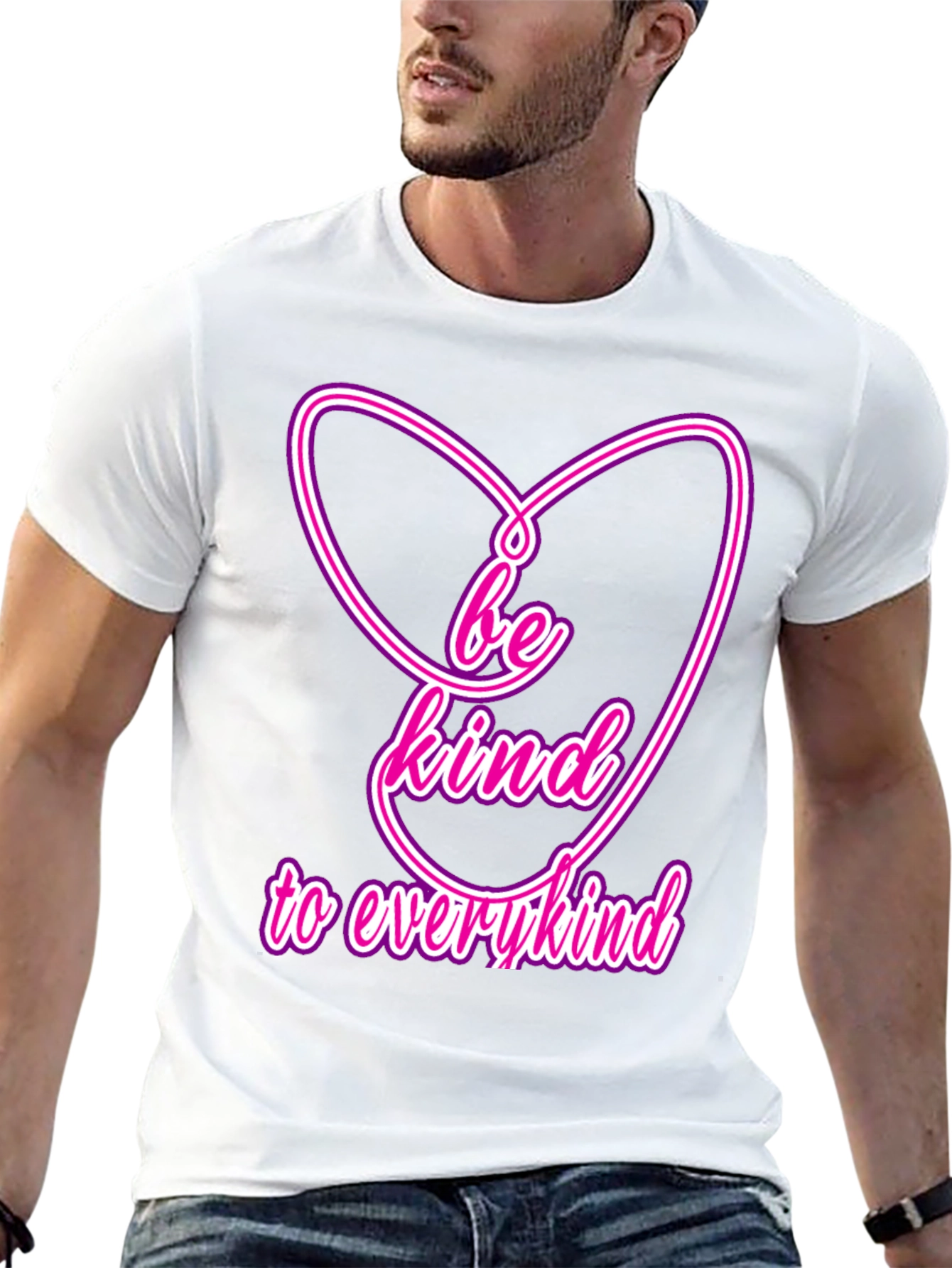 Be Kind T-Shirt - Heart Design