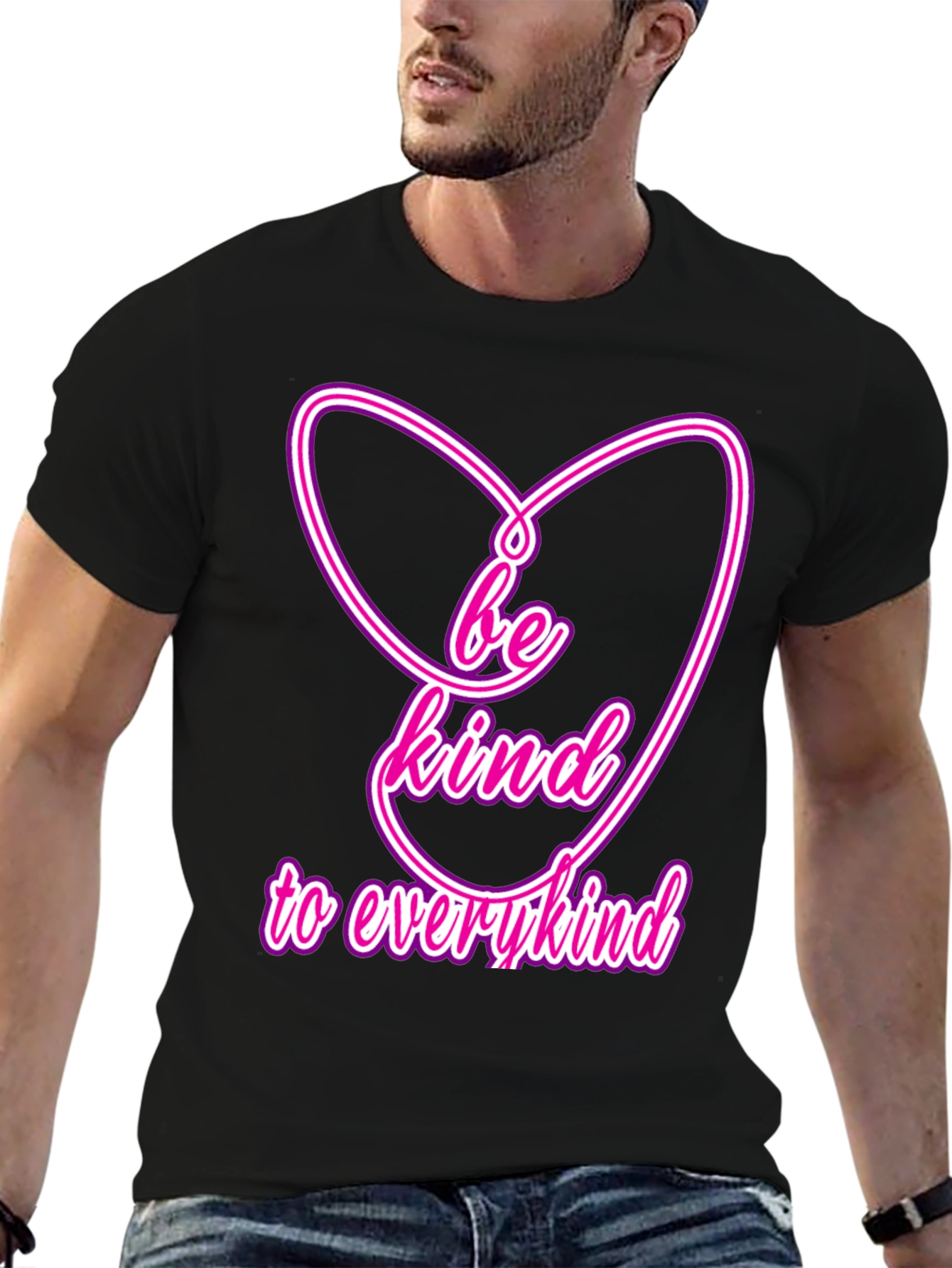 Be Kind T-Shirt - Heart Design