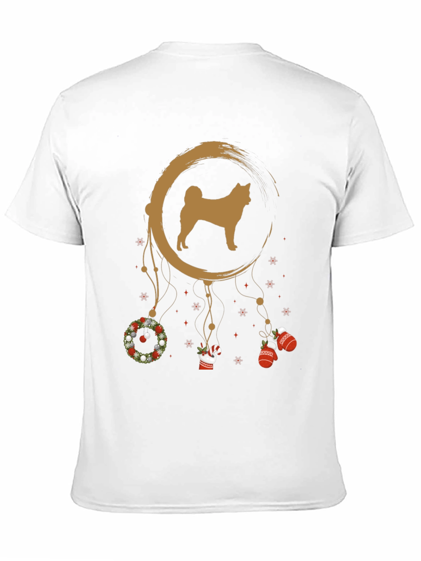 Akita Dreamcatcher Holiday T-Shirt