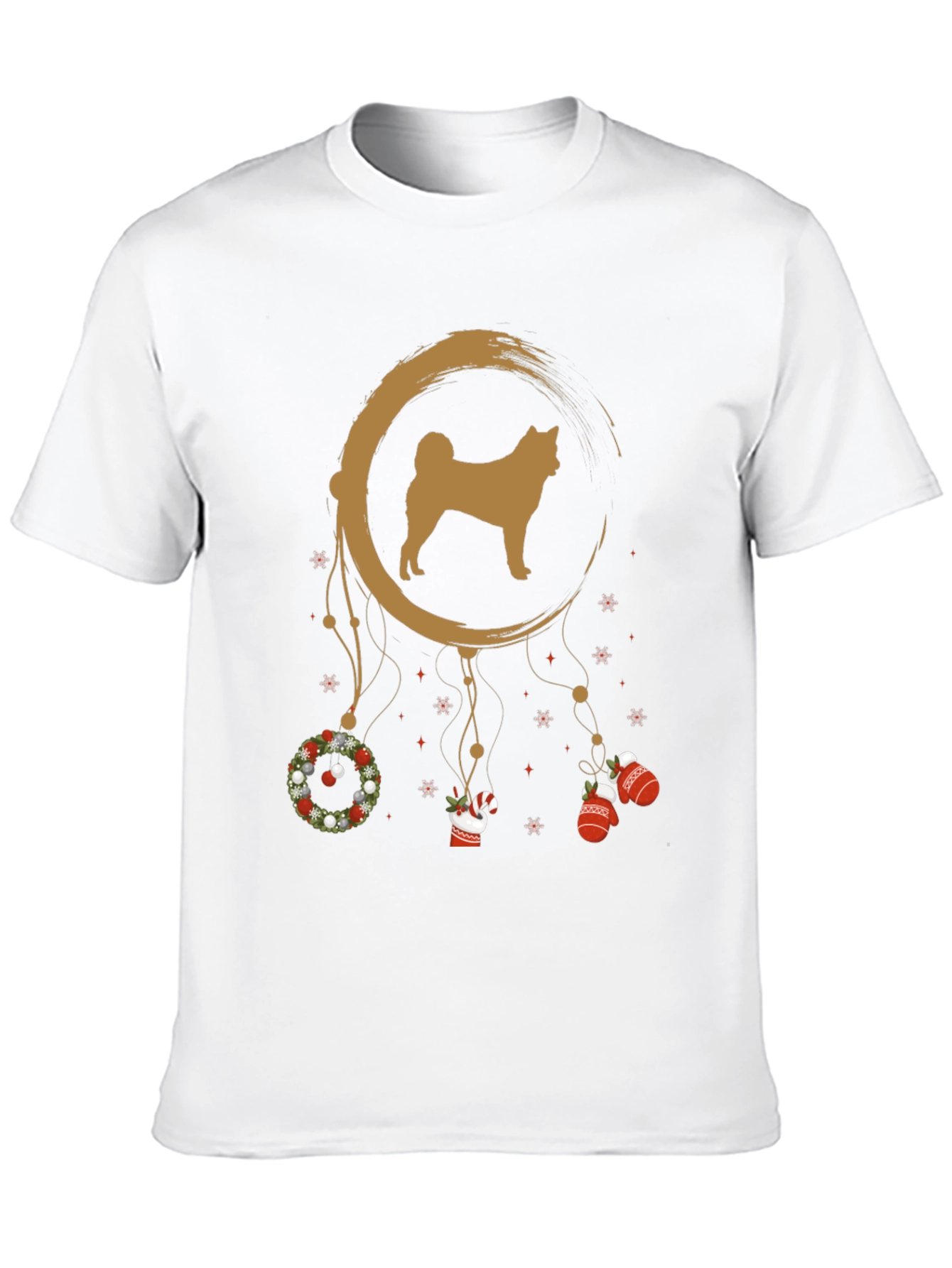 Akita Dreamcatcher Holiday T-Shirt