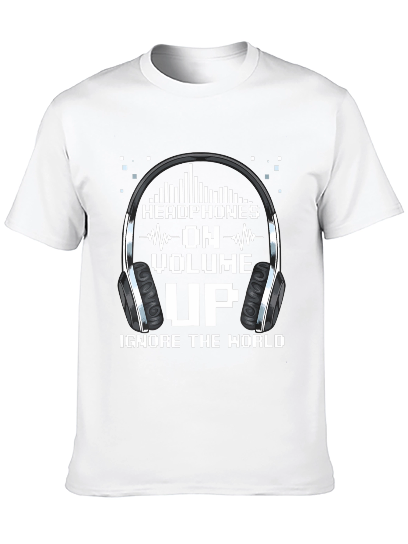 Headphones On Volume Up T-Shirt
