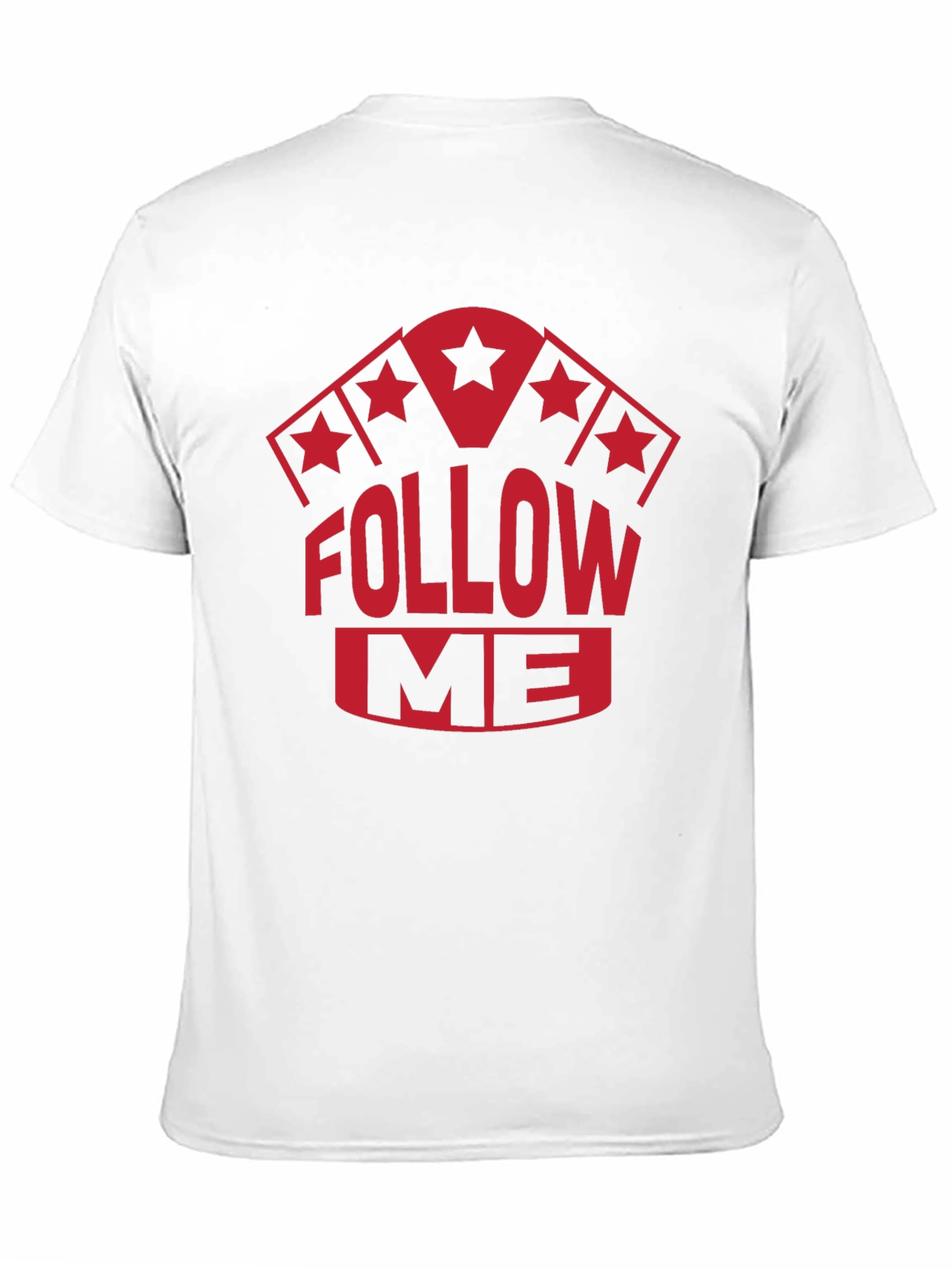 Follow Me Graphic T-Shirt - Black Cotton Tee