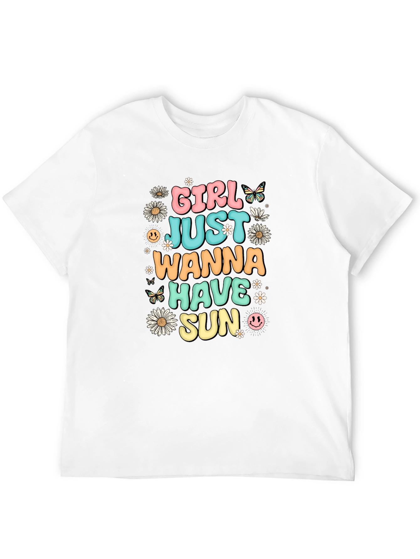 Girl Just Wanna Have Sun Graphic Tee