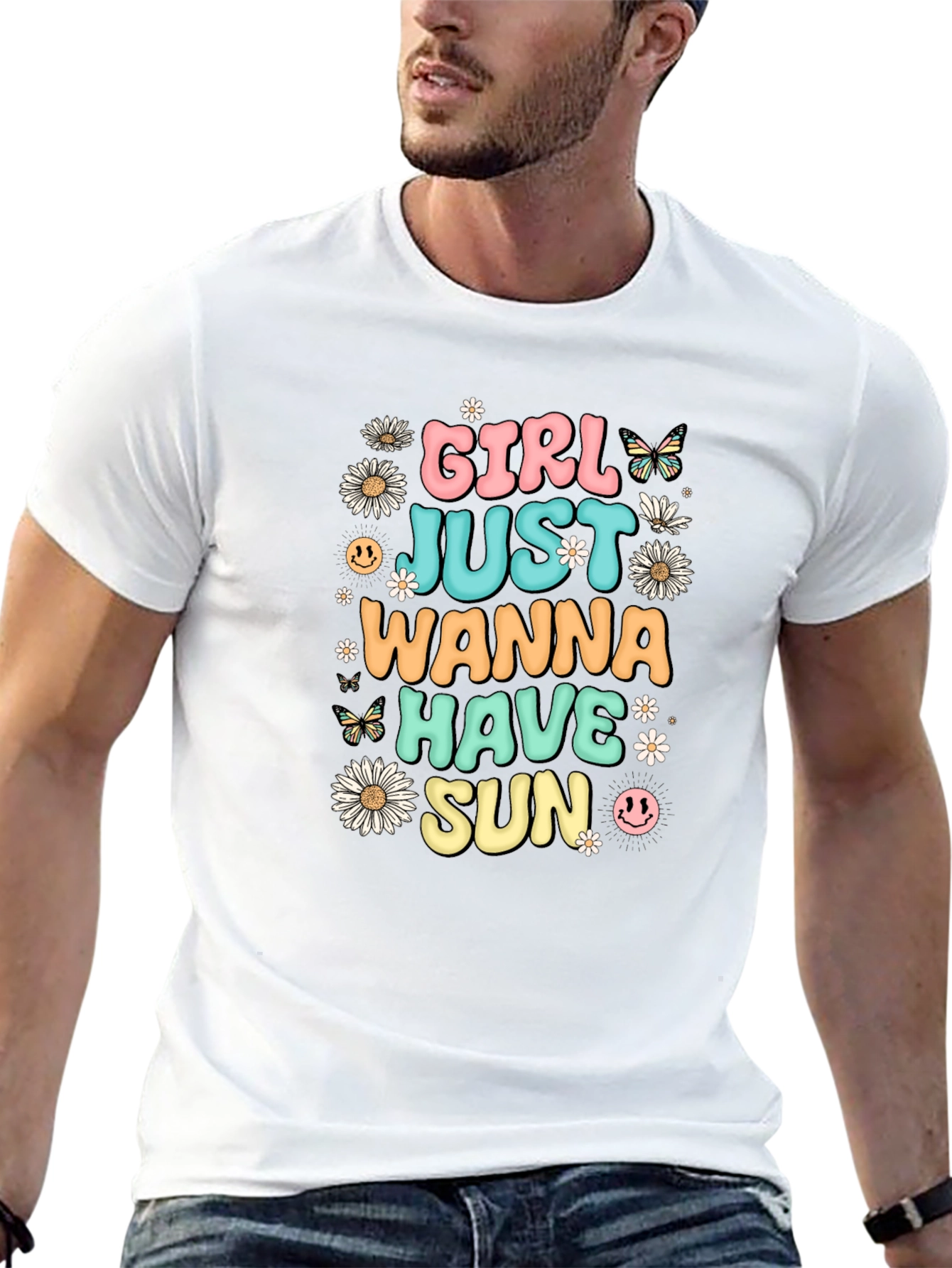 Girl Just Wanna Have Sun Graphic Tee