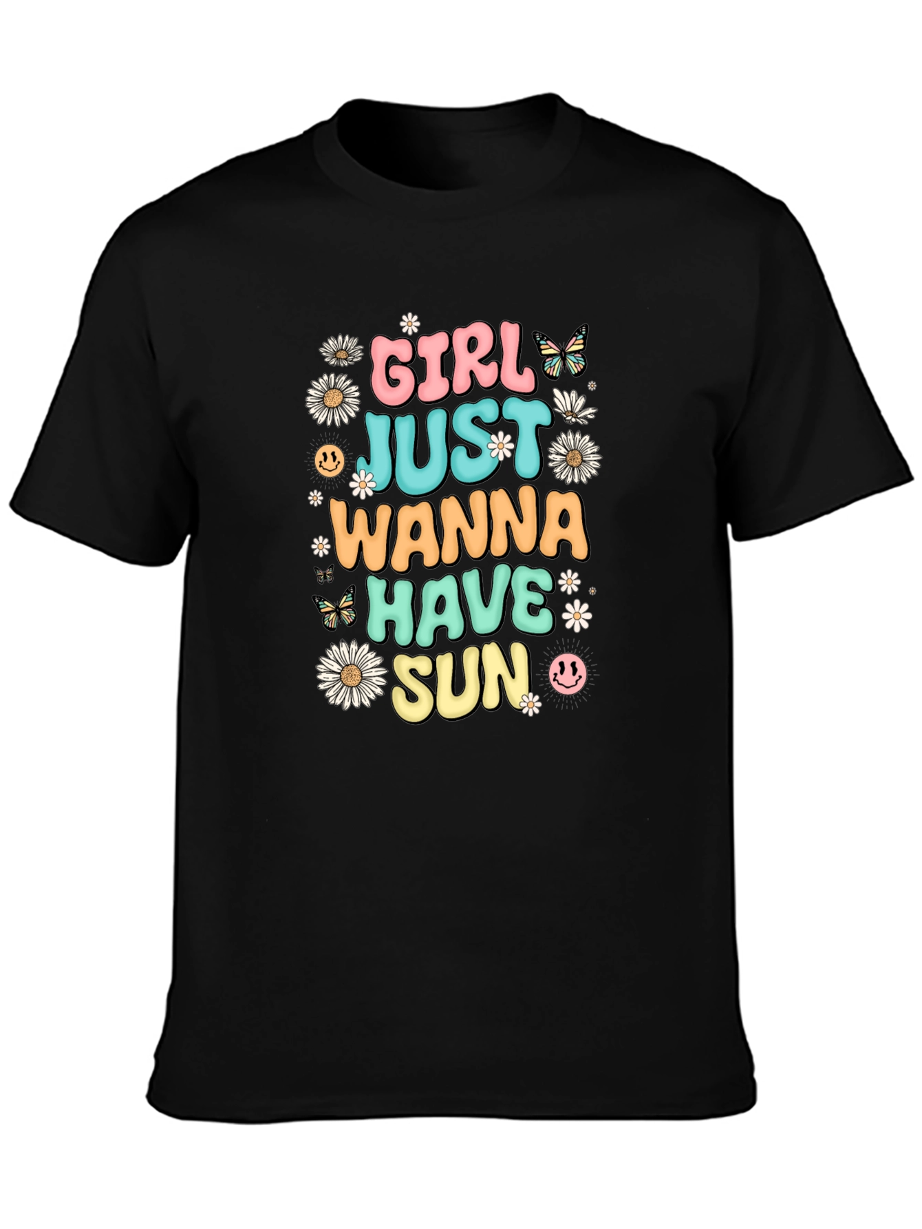 Girl Just Wanna Have Sun Graphic Tee