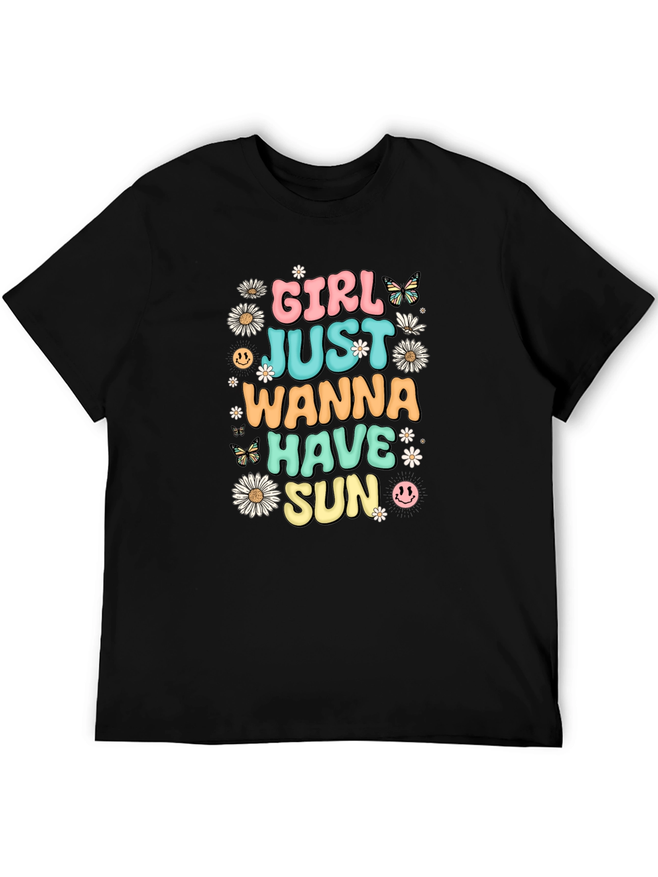 Girl Just Wanna Have Sun Graphic Tee