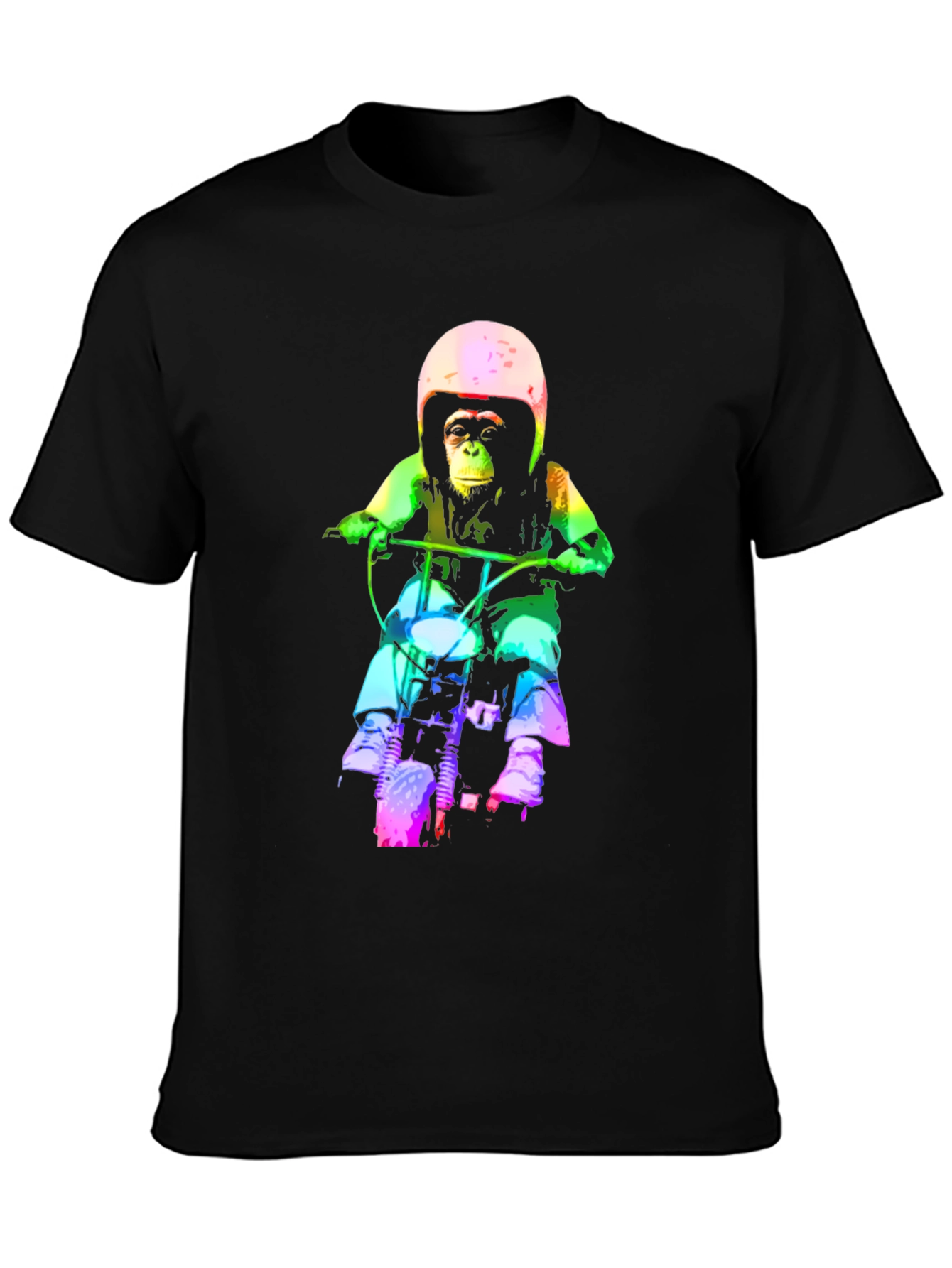 Monkey Biker T-Shirt - Unique Graphic Tee