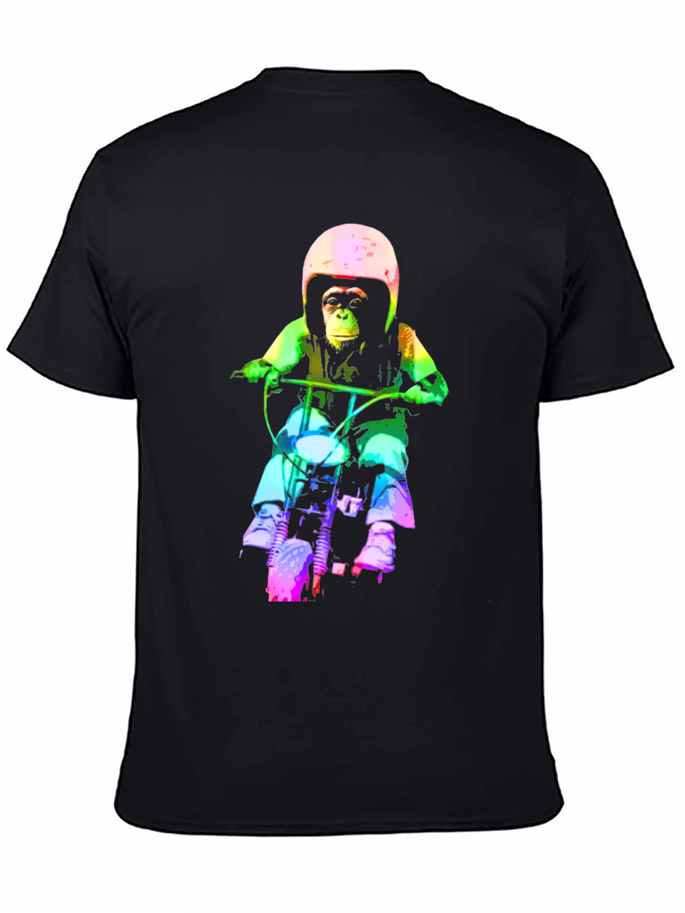 Monkey Biker T-Shirt - Unique Graphic Tee