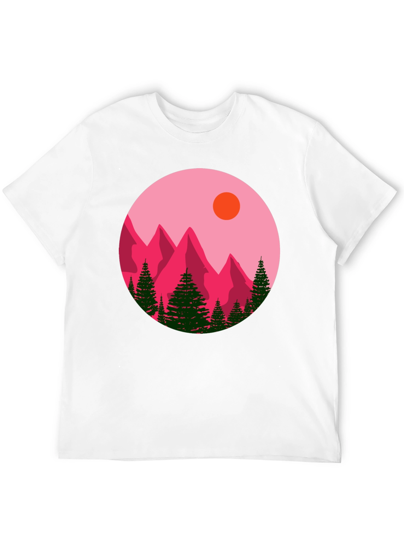 Mountain Graphic Black T-Shirt