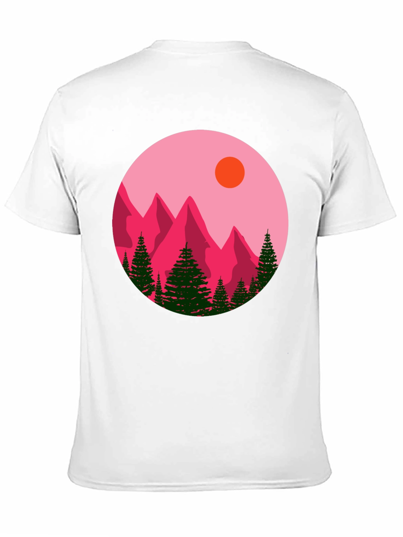 Mountain Graphic Black T-Shirt