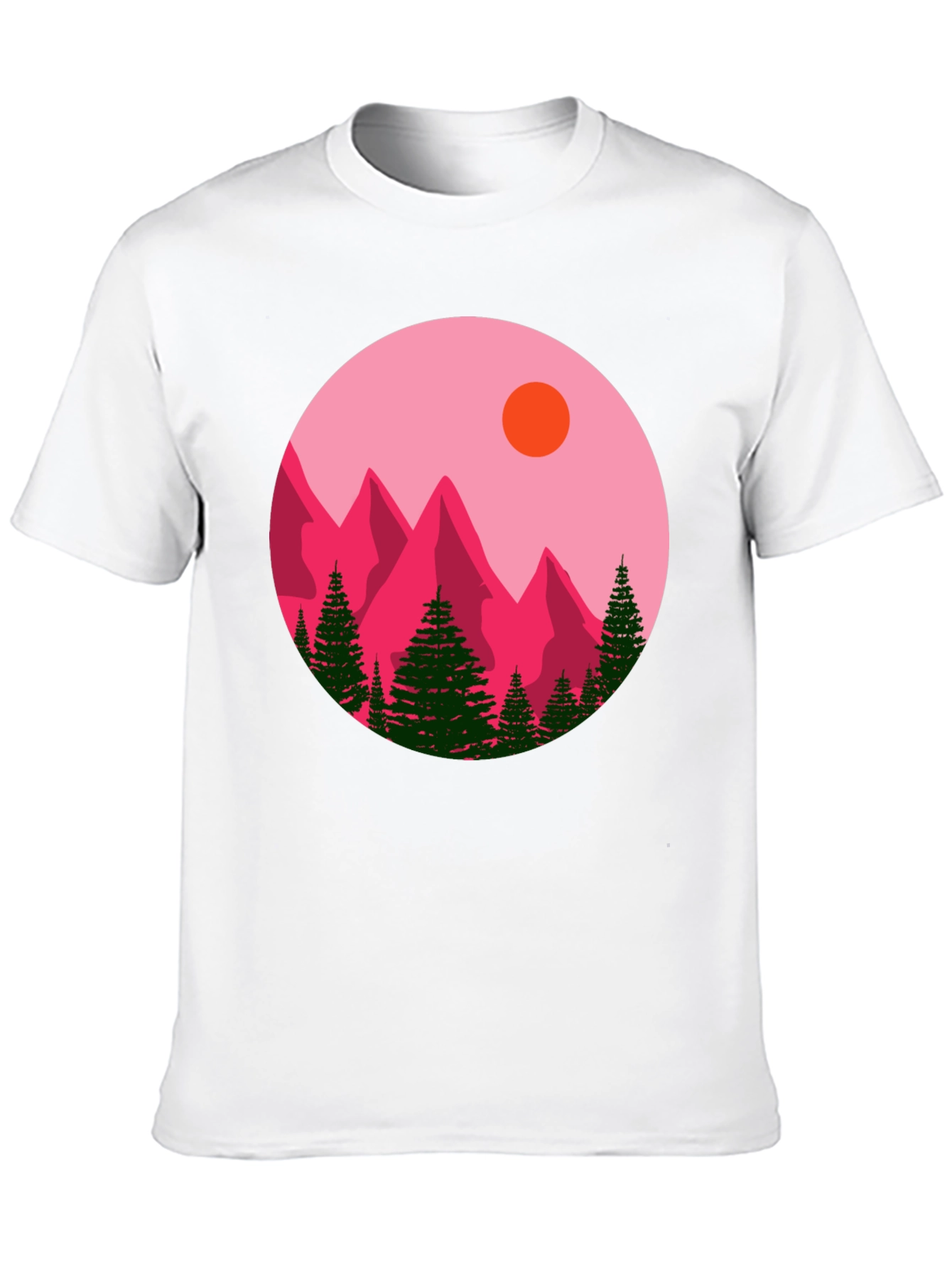 Mountain Graphic Black T-Shirt