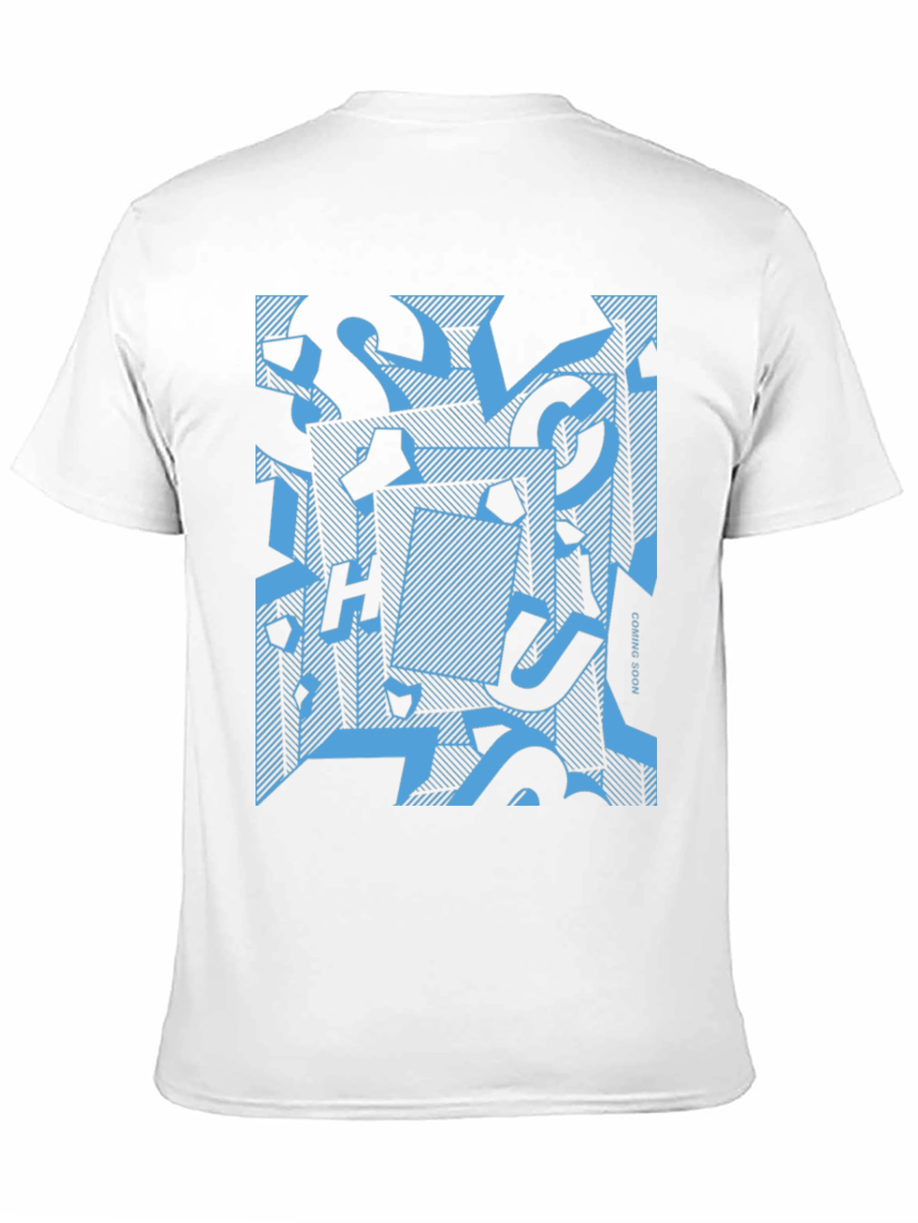 Abstract Geometric Graphic Print Mens T-Shirt