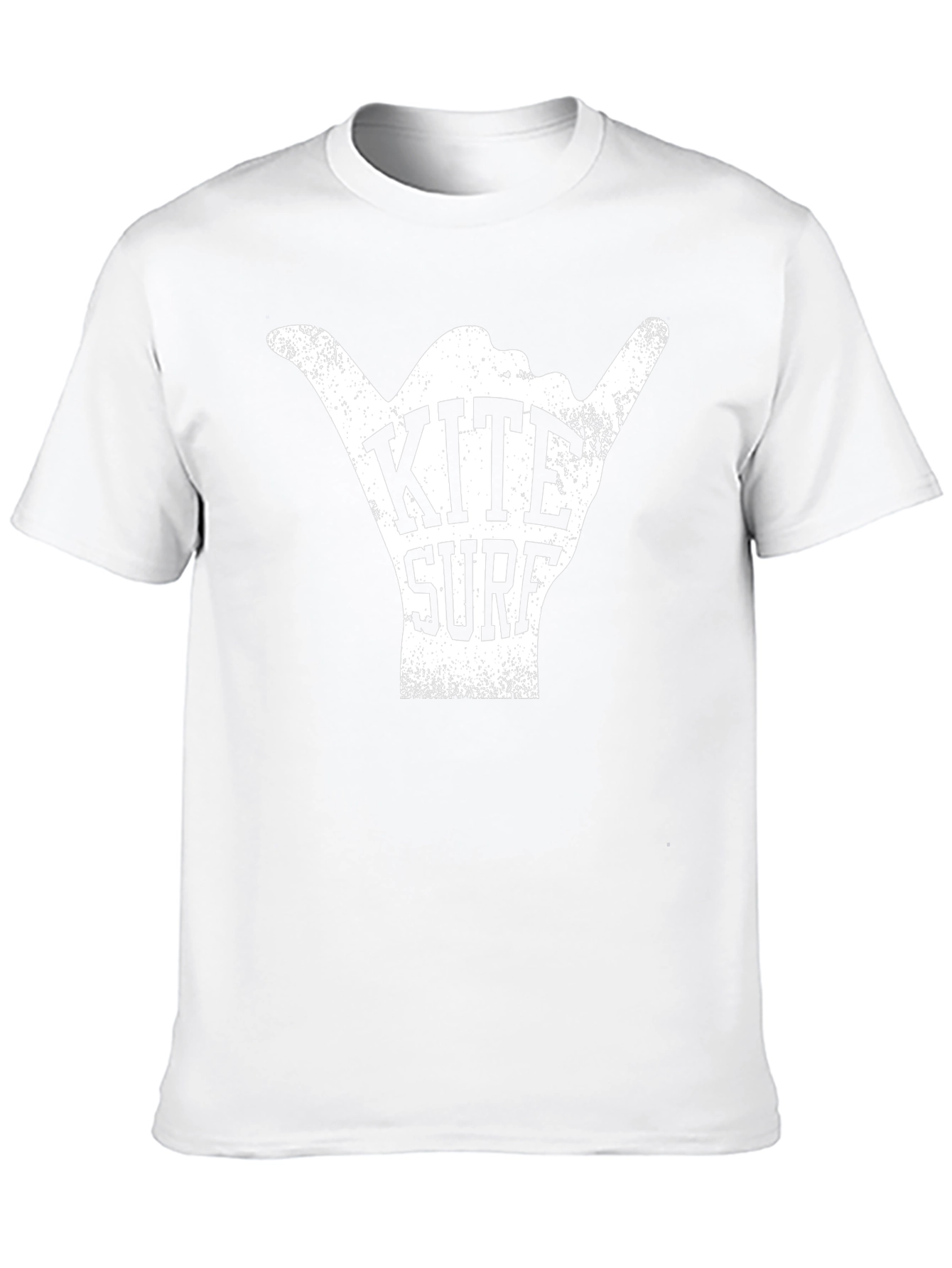 Kite Surf Shaka Hand T-Shirt - Black