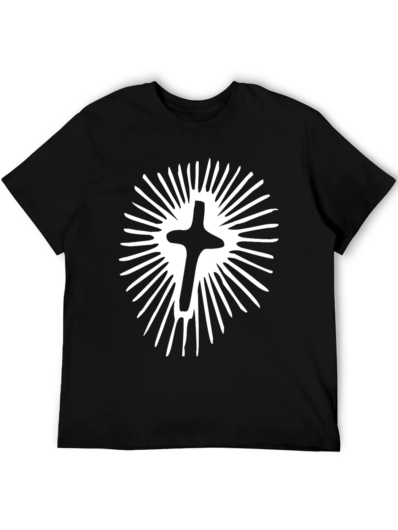 Cross Burst Graphic Tee - Stylish Cotton Comfort