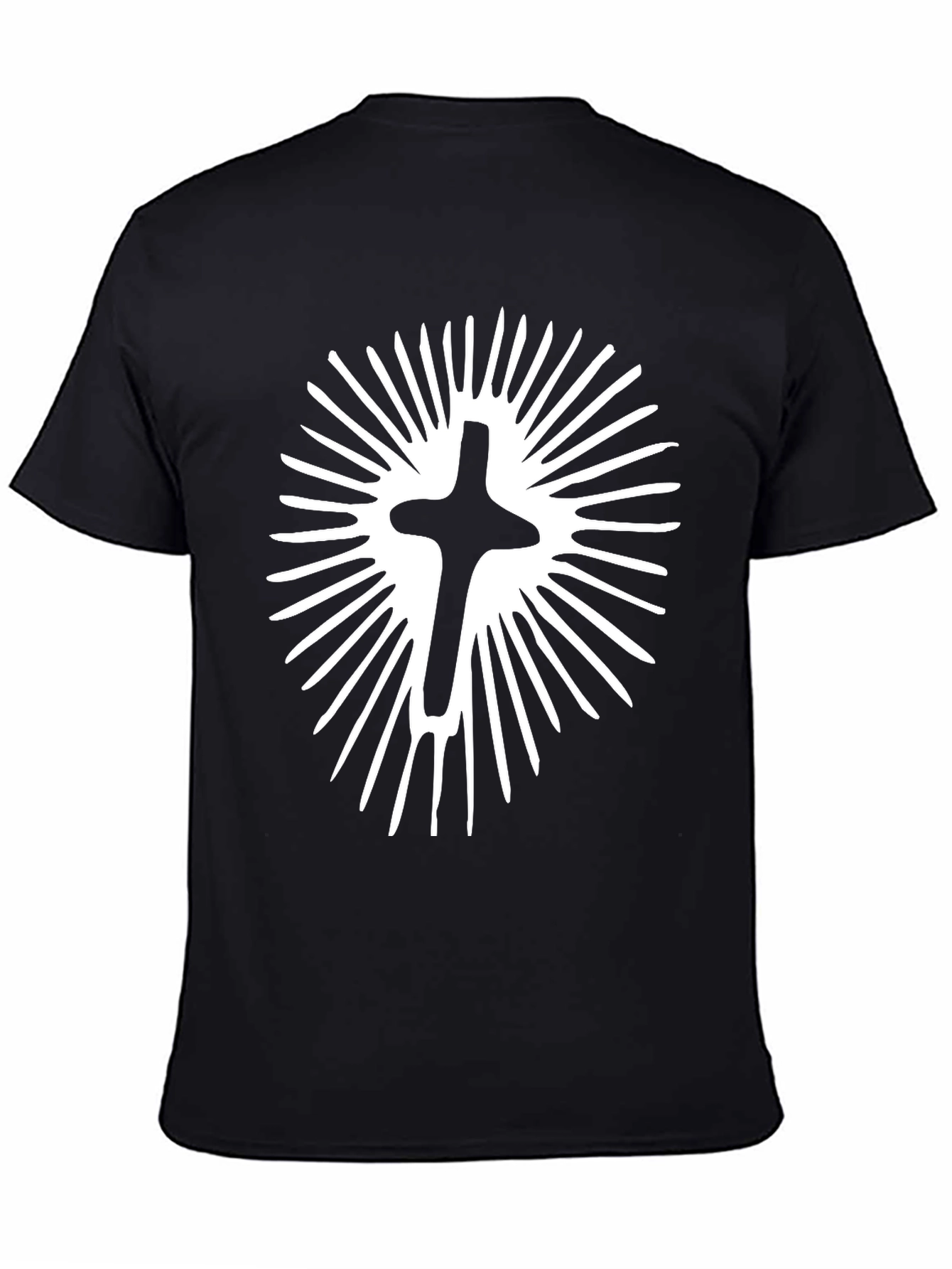 Cross Burst Graphic Tee - Stylish Cotton Comfort