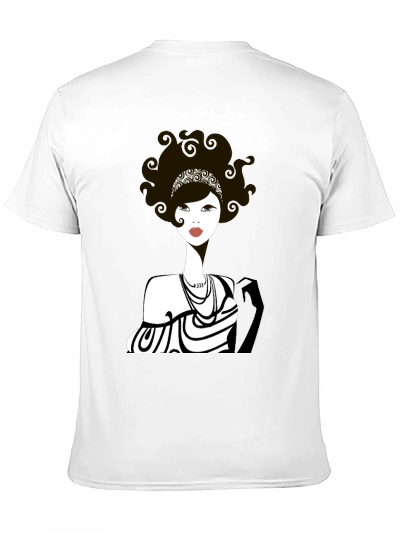 Retro Chic Graphic Tee - Flapper Girl Style