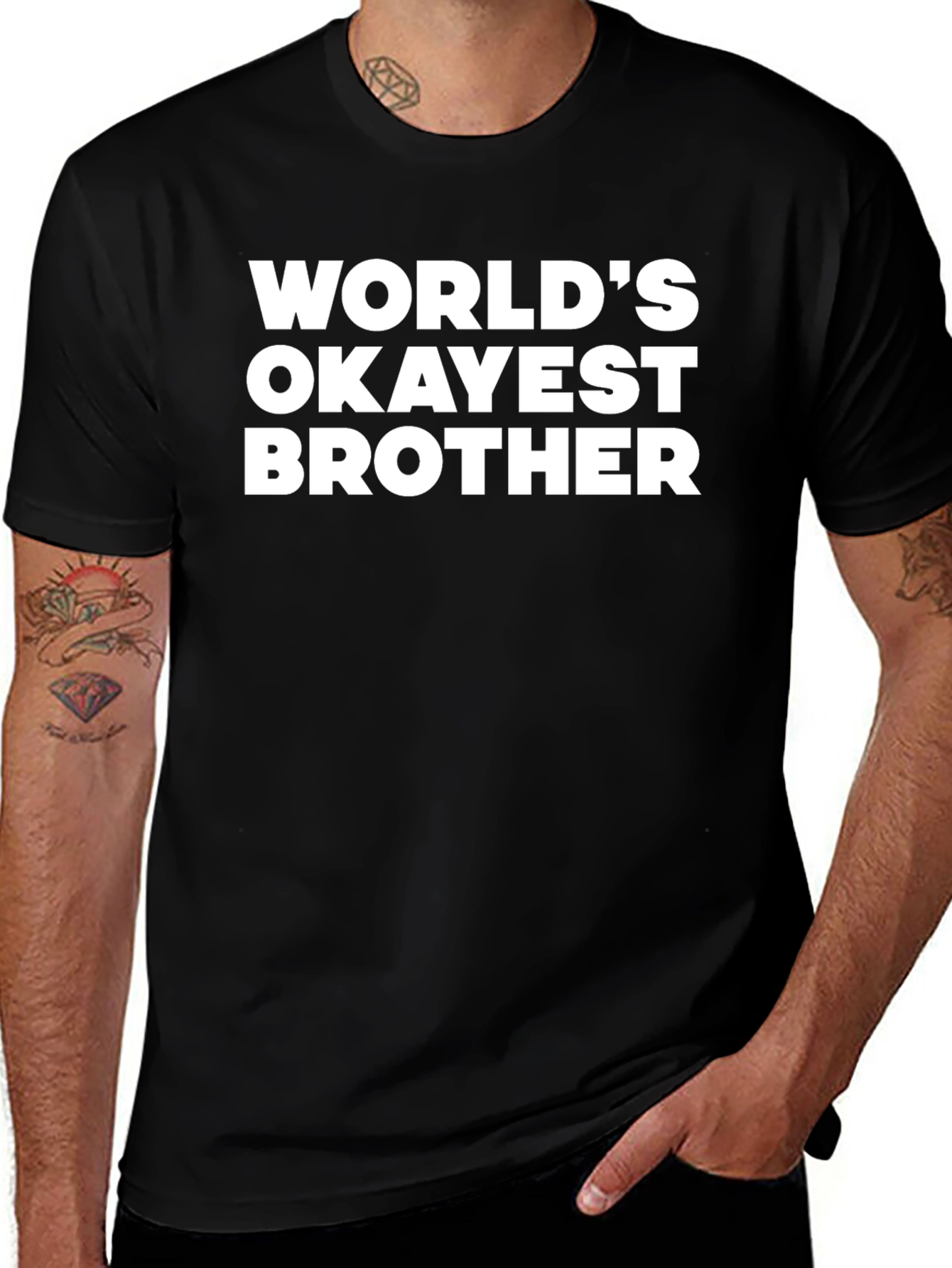 Worlds Okayest Brother T-Shirt