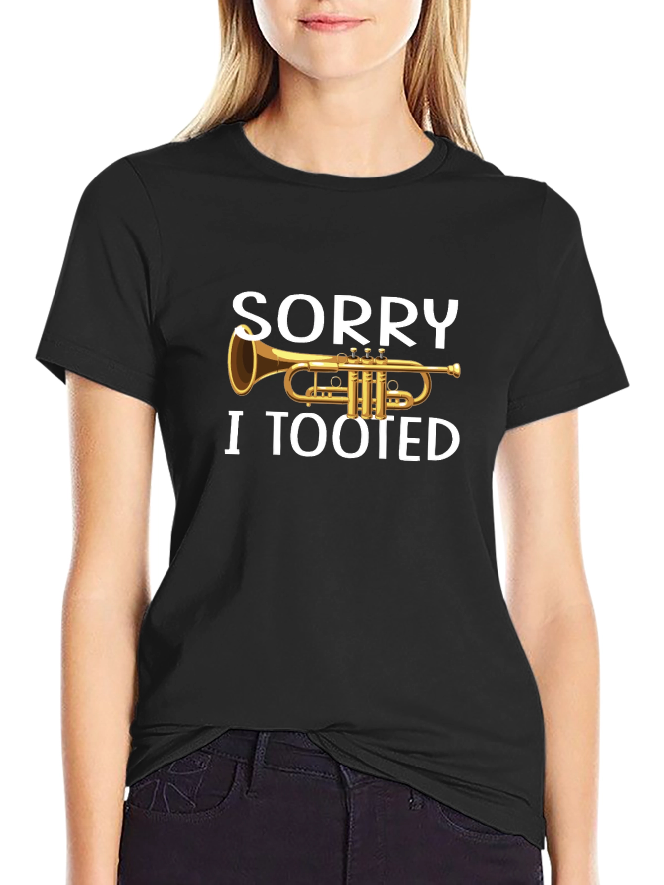 Funny Trumpet Sorry I Tooted T-Shirt