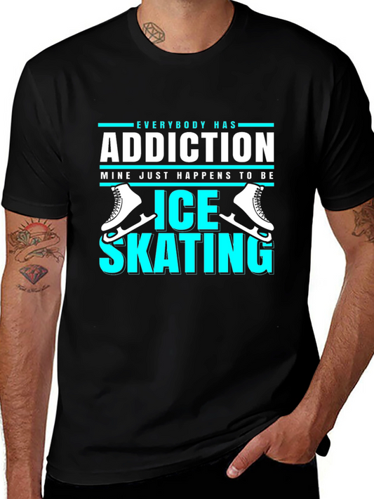 Ice Skating Addiction Graphic Tee