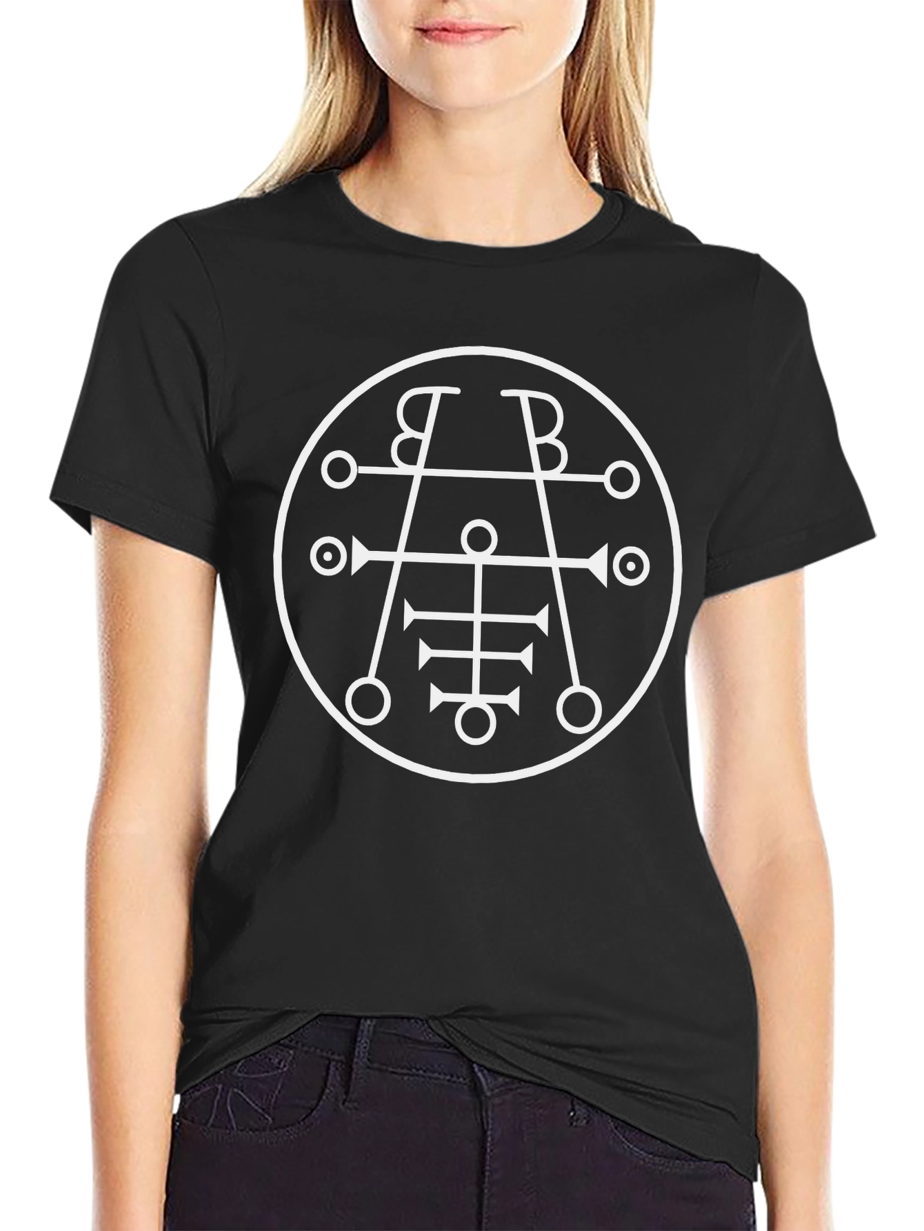 Occult Sigil T-Shirt - Black Cotton Graphic Tee