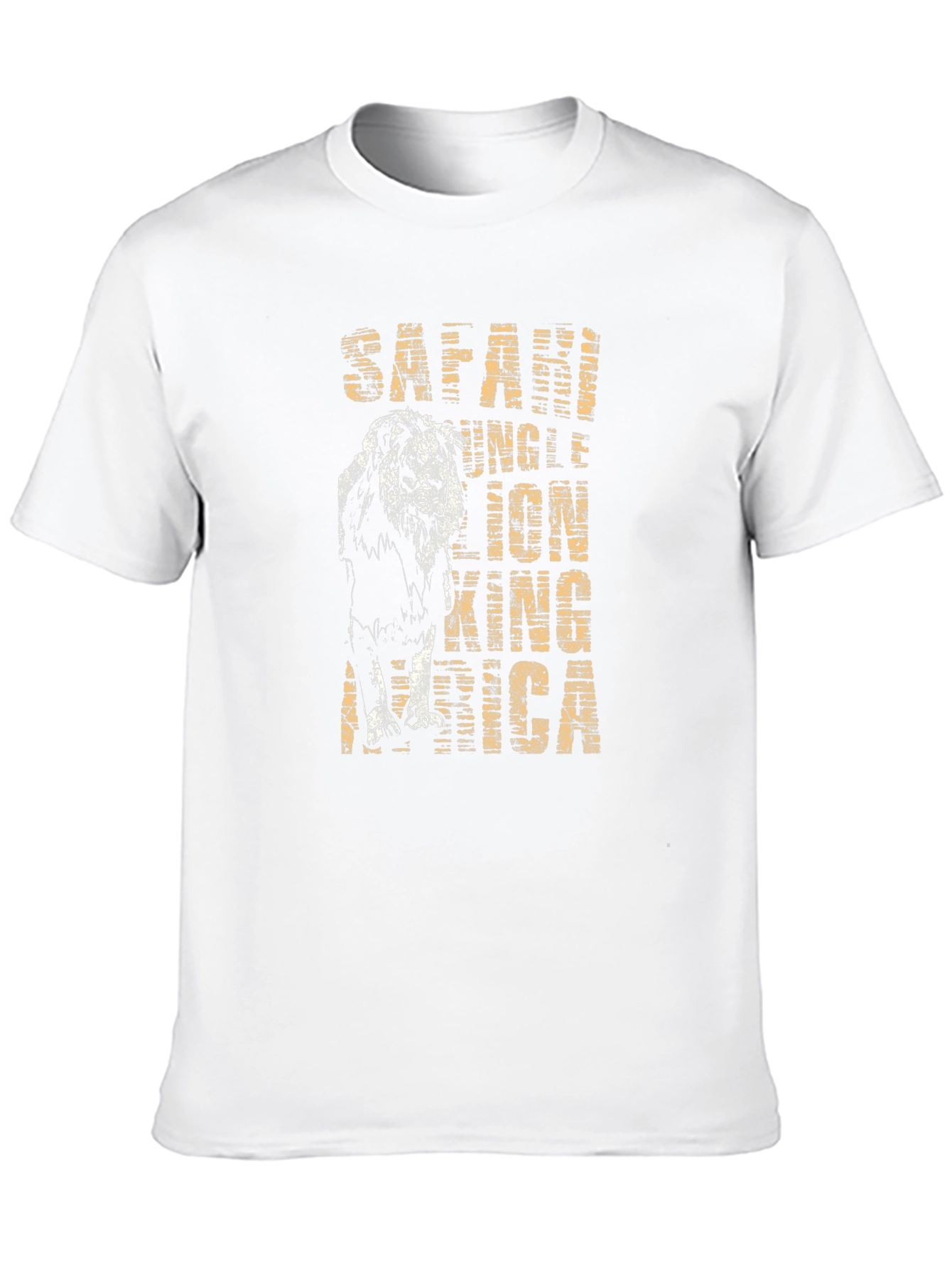 Safari Lion King Graphic Tee - Black