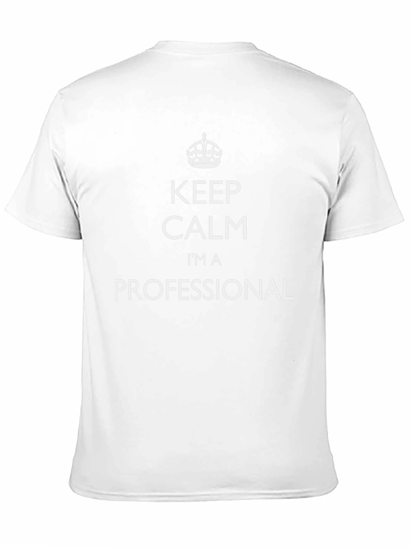 Keep Calm Im A Professional Black T-Shirt