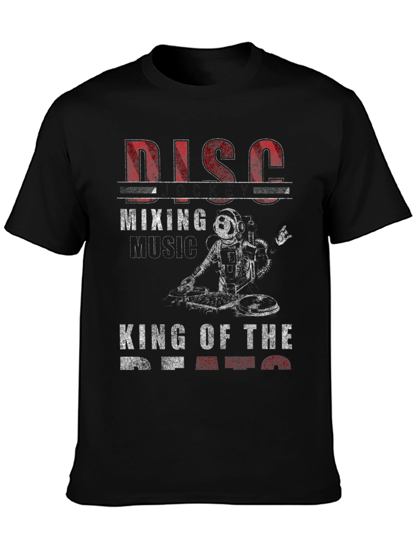 Disco Mixing Astronaut T-Shirt