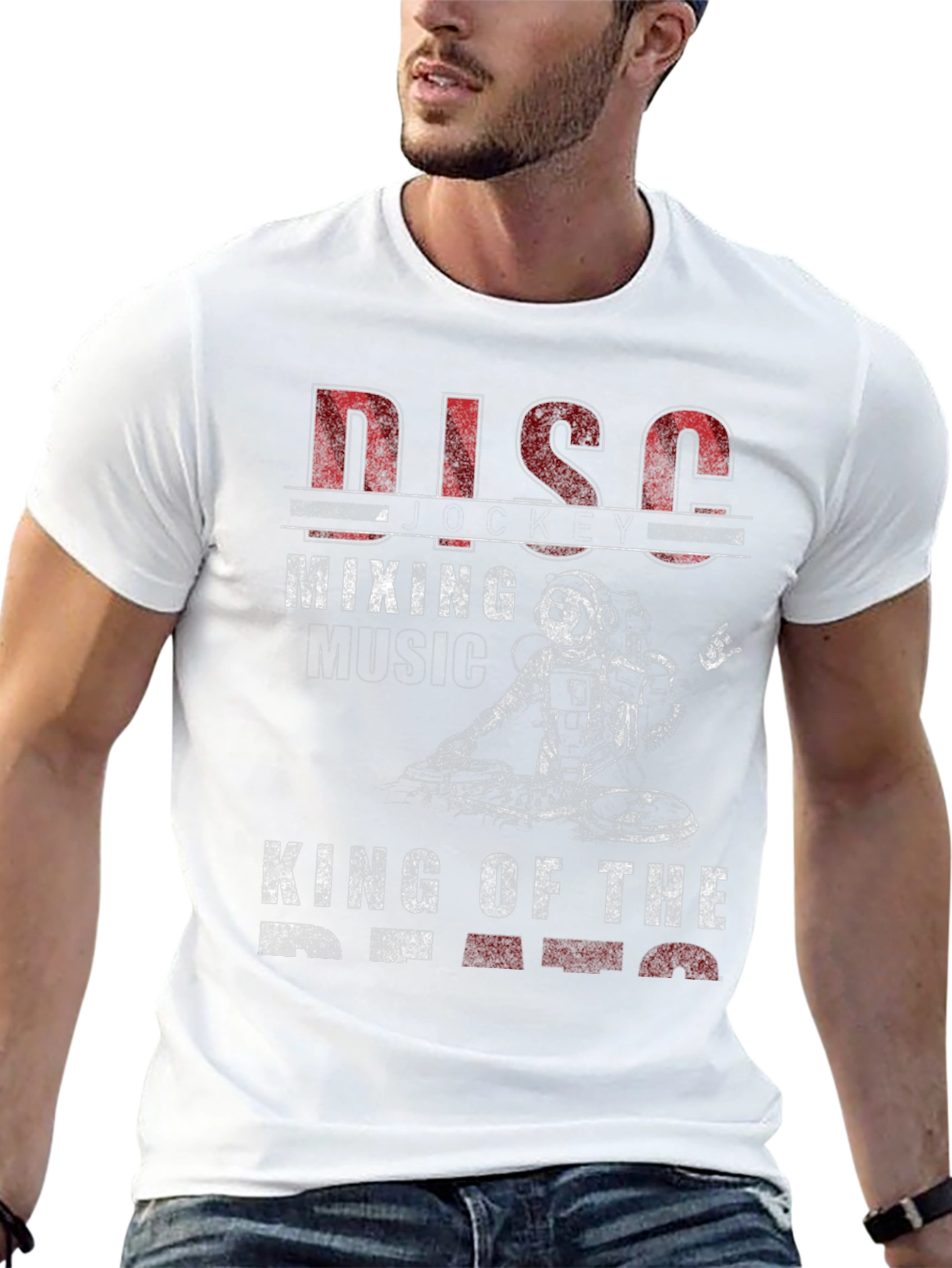 Disco Mixing Astronaut T-Shirt