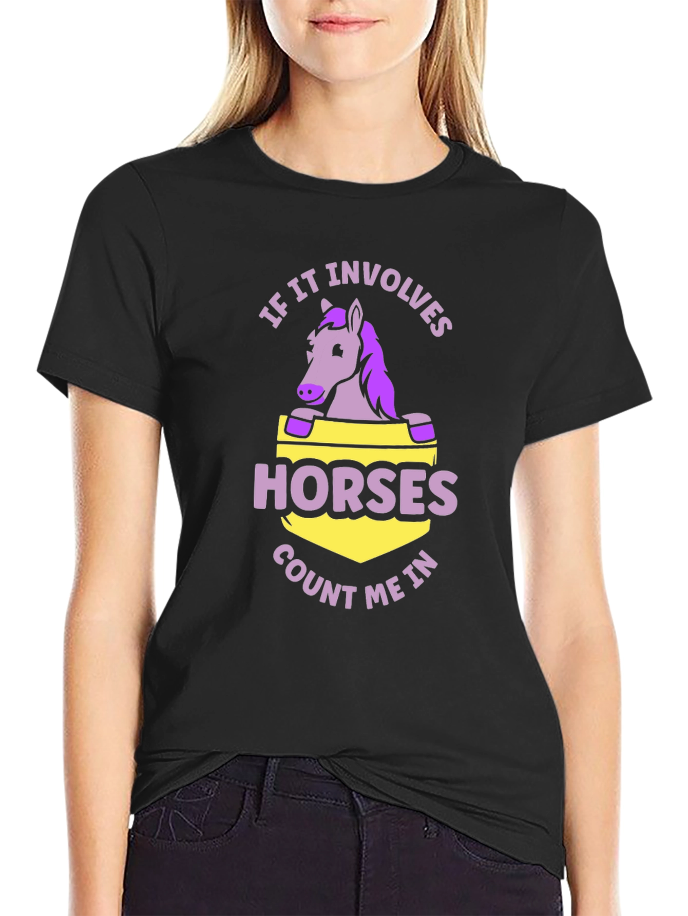 Horse Lover T-Shirt - Count Me In!