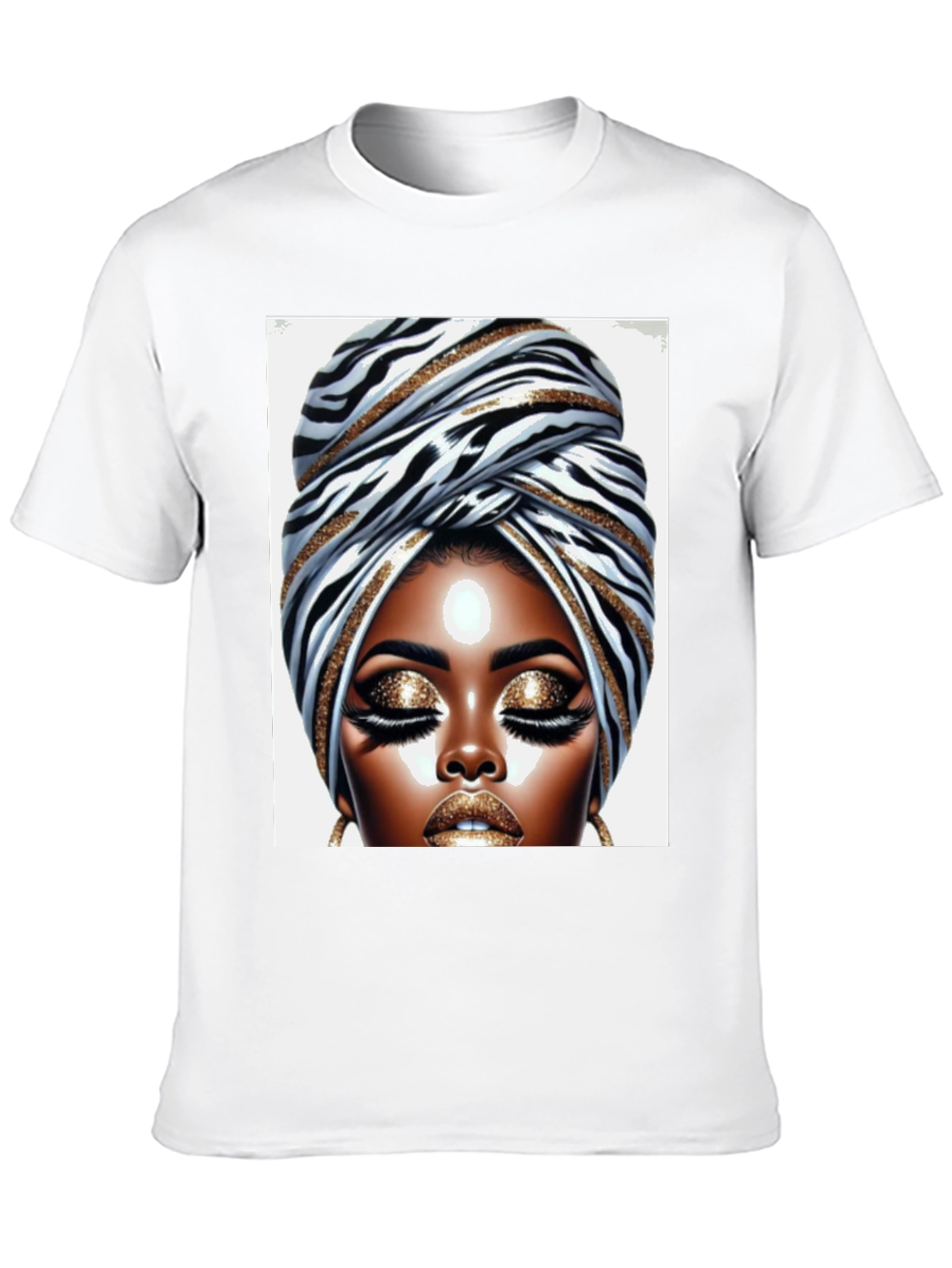 Elegant African Queen Graphic T-Shirt